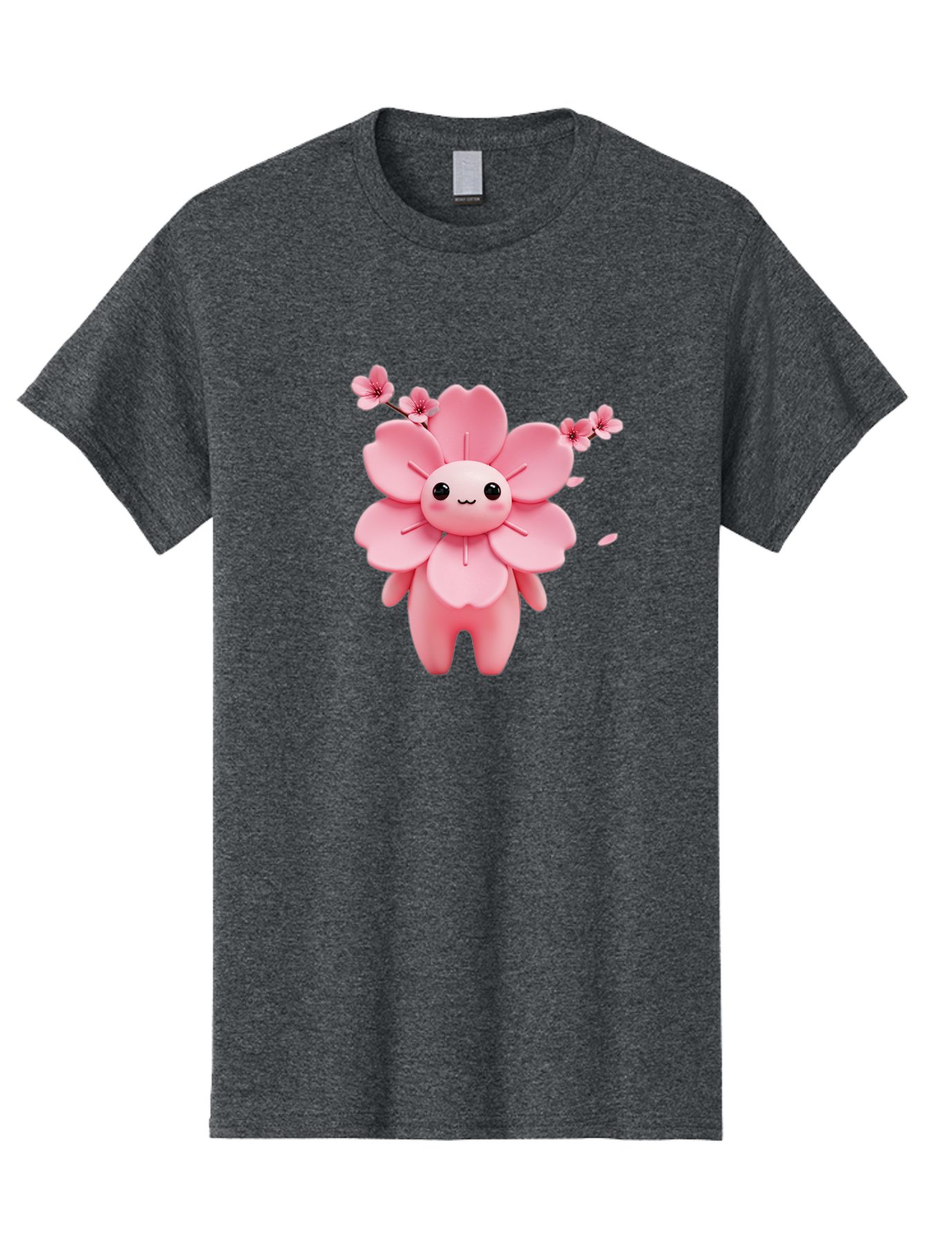 Pink-Flower-Character Men'S Graphic Tee, 100% Cotton, Comfortable Casual Summer Wear, Machine Washable, Vintage Camera, Old Camera, Antique Camera, Black Camera, Classic Photography, Photography Equipment, Nostalgic Device, Film Camera, Ban130