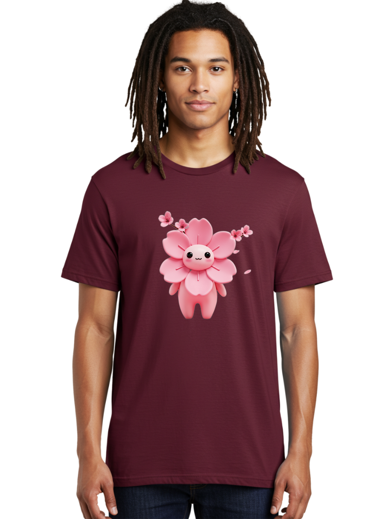 Pink-Flower-Character Men'S Graphic Tee, 100% Cotton, Comfortable Casual Summer Wear, Machine Washable, Vintage Camera, Old Camera, Antique Camera, Black Camera, Classic Photography, Photography Equipment, Nostalgic Device, Film Camera, Ban130 28