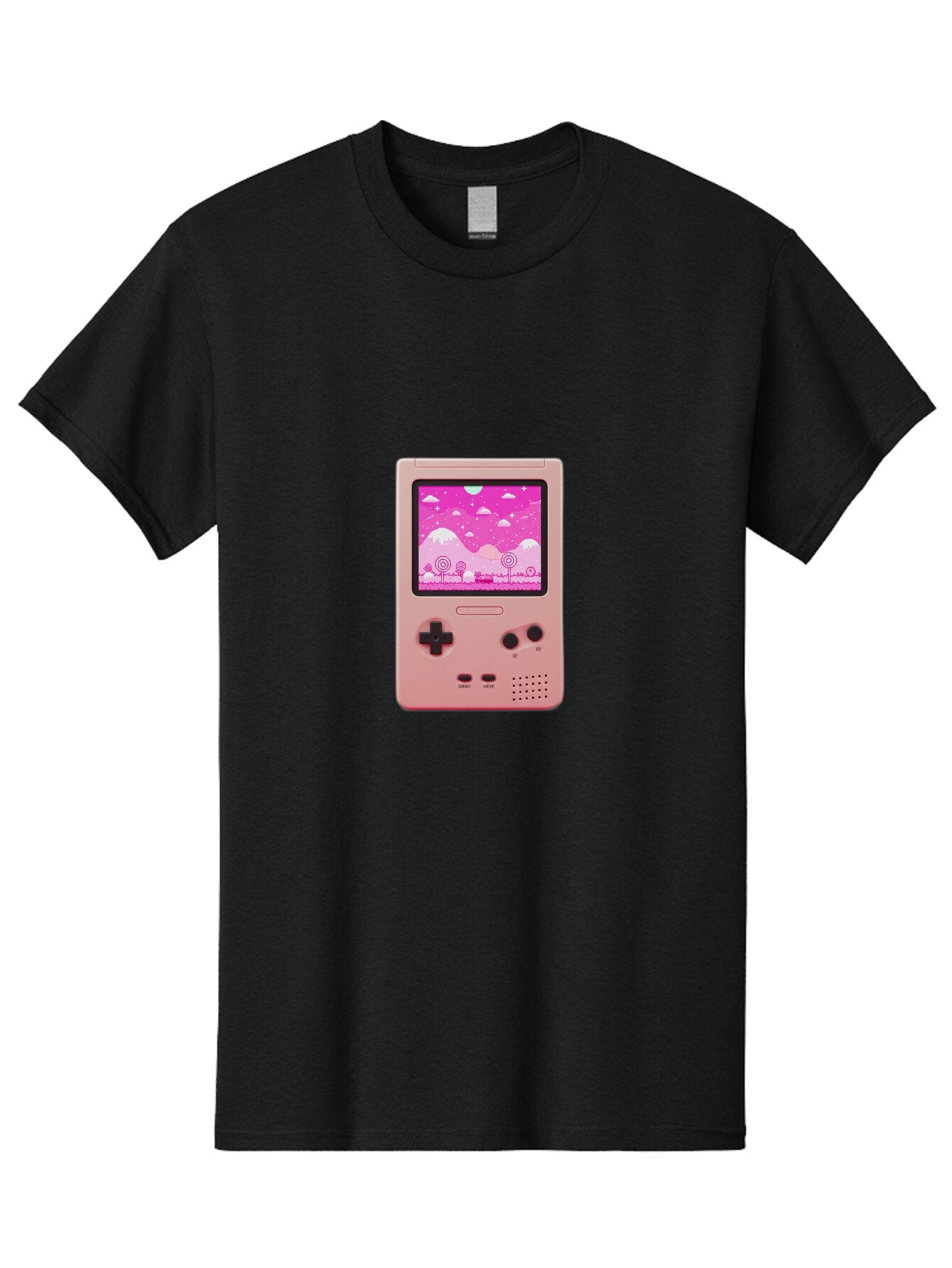 Pink-Game-Console Men'S Graphic Tee, 100% Cotton, Comfortable Casual Summer Wear, Machine Washable, Vintage Camera, Old Camera, Antique Camera, Black Camera, Classic Photography, Photography Equipment, Nostalgic Device, Film Camera, Camera Art Ban132 11