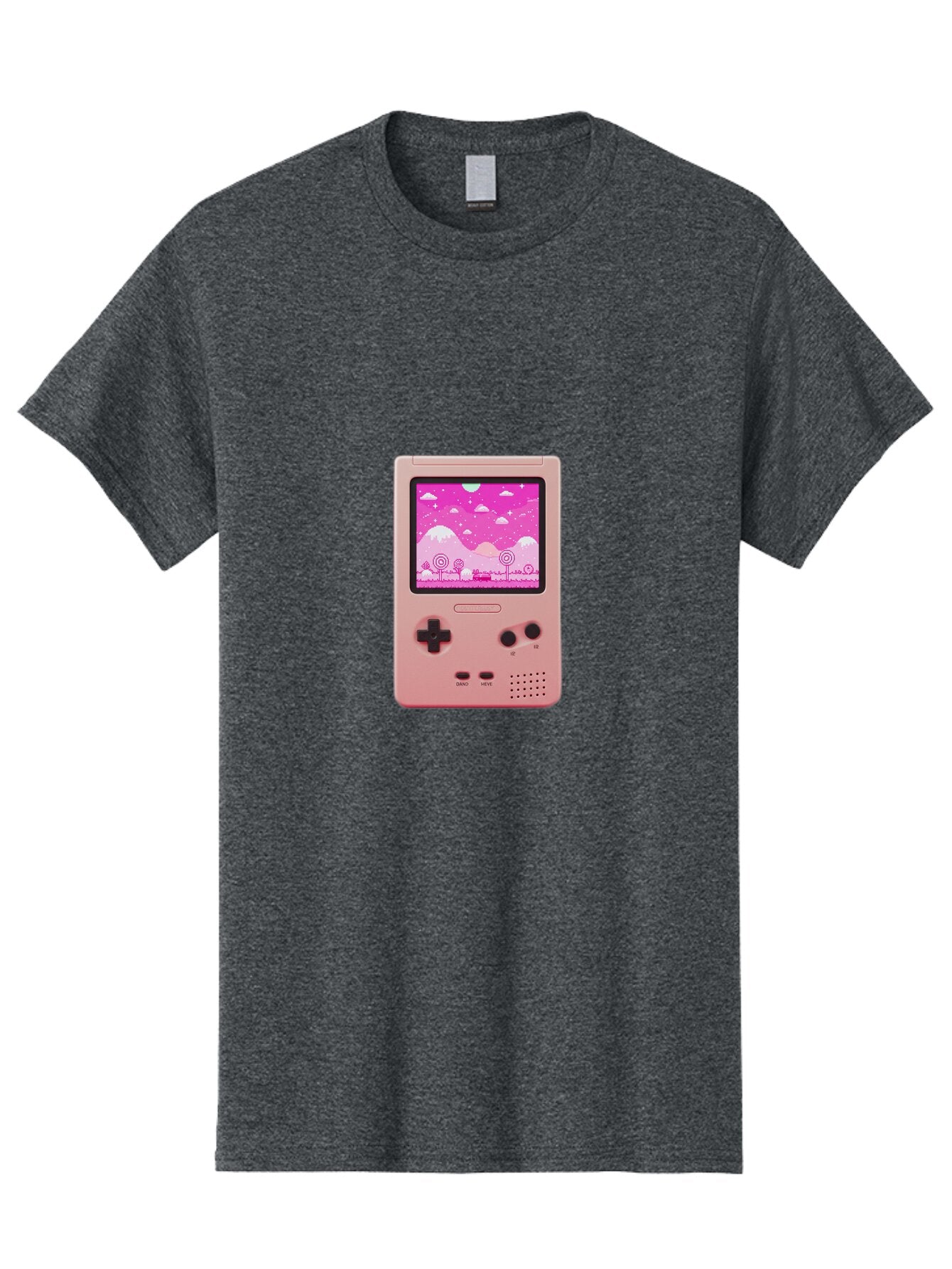 Pink-Game-Console Men'S Graphic Tee, 100% Cotton, Comfortable Casual Summer Wear, Machine Washable, Vintage Camera, Old Camera, Antique Camera, Black Camera, Classic Photography, Photography Equipment, Nostalgic Device, Film Camera, Camera Art Ban132 7