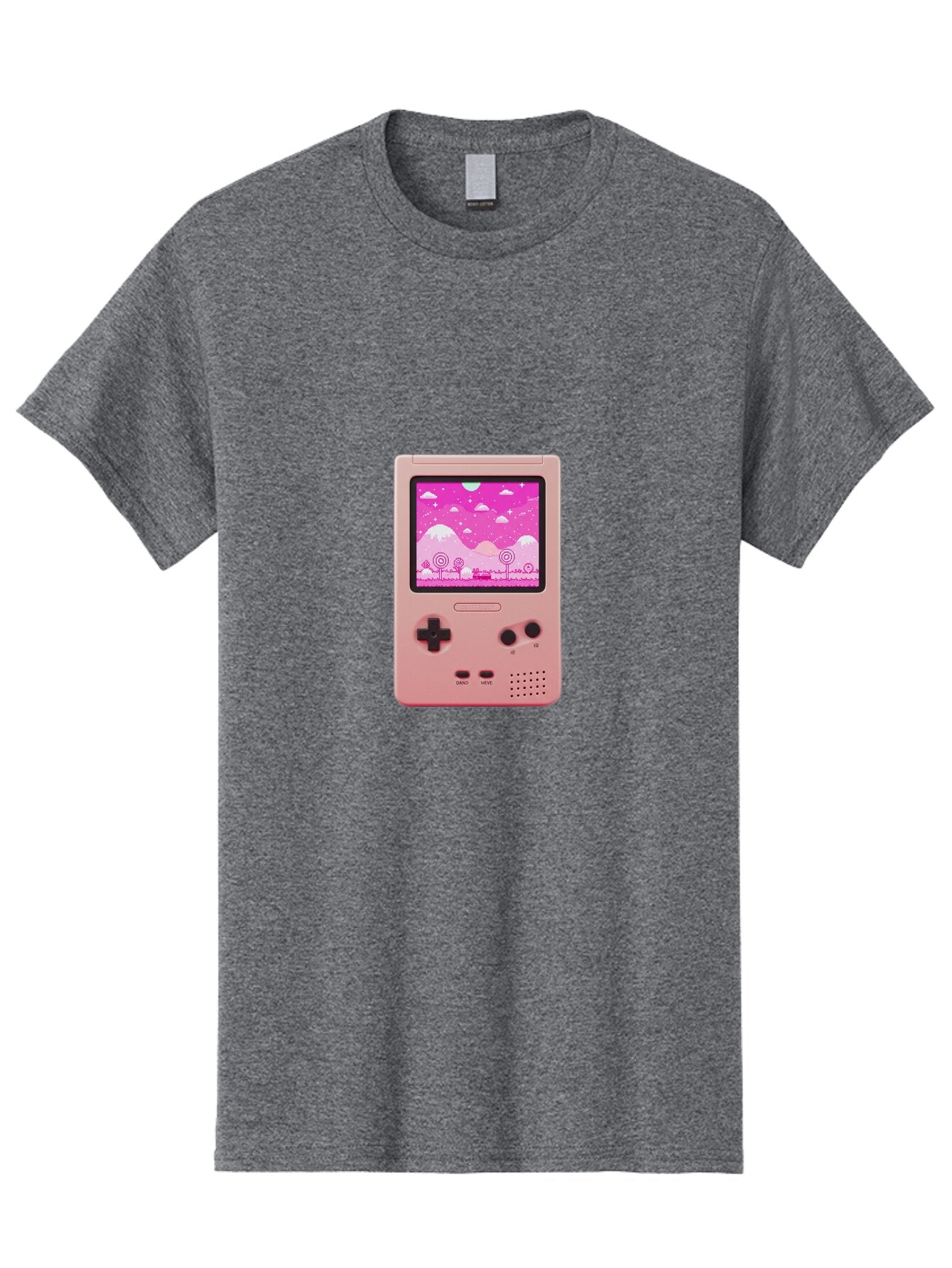 Pink-Game-Console Men'S Graphic Tee, 100% Cotton, Comfortable Casual Summer Wear, Machine Washable, Vintage Camera, Old Camera, Antique Camera, Black Camera, Classic Photography, Photography Equipment, Nostalgic Device, Film Camera, Camera Art Ban132 4