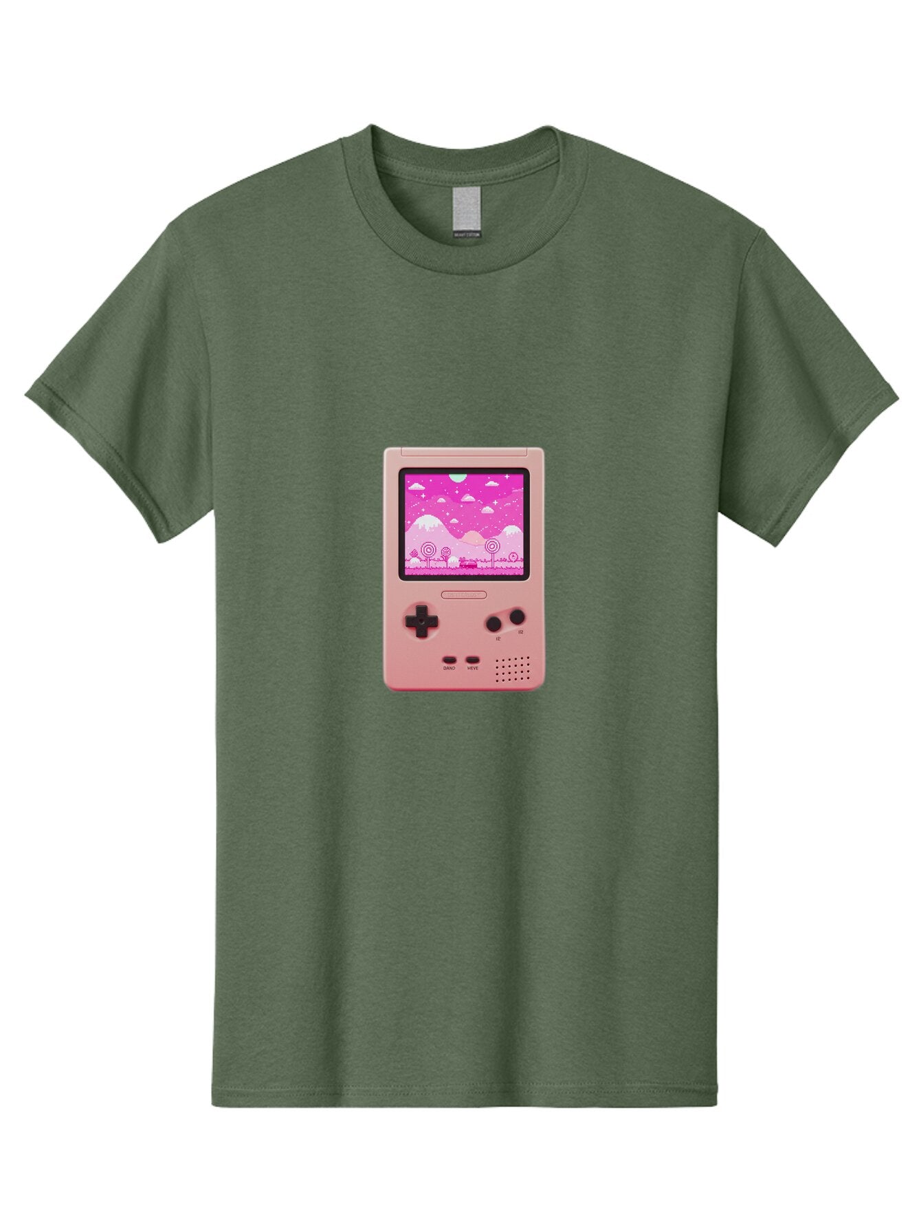 Pink-Game-Console Men'S Graphic Tee, 100% Cotton, Comfortable Casual Summer Wear, Machine Washable, Vintage Camera, Old Camera, Antique Camera, Black Camera, Classic Photography, Photography Equipment, Nostalgic Device, Film Camera, Camera Art Ban132 3