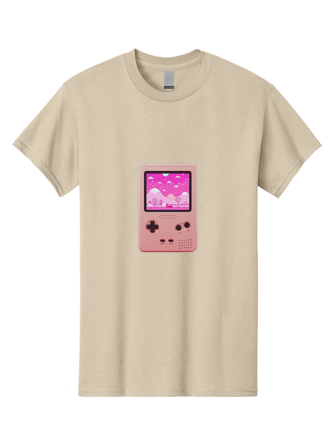 Pink-Game-Console Men'S Graphic Tee, 100% Cotton, Comfortable Casual Summer Wear, Machine Washable, Vintage Camera, Old Camera, Antique Camera, Black Camera, Classic Photography, Photography Equipment, Nostalgic Device, Film Camera, Camera Art Ban132