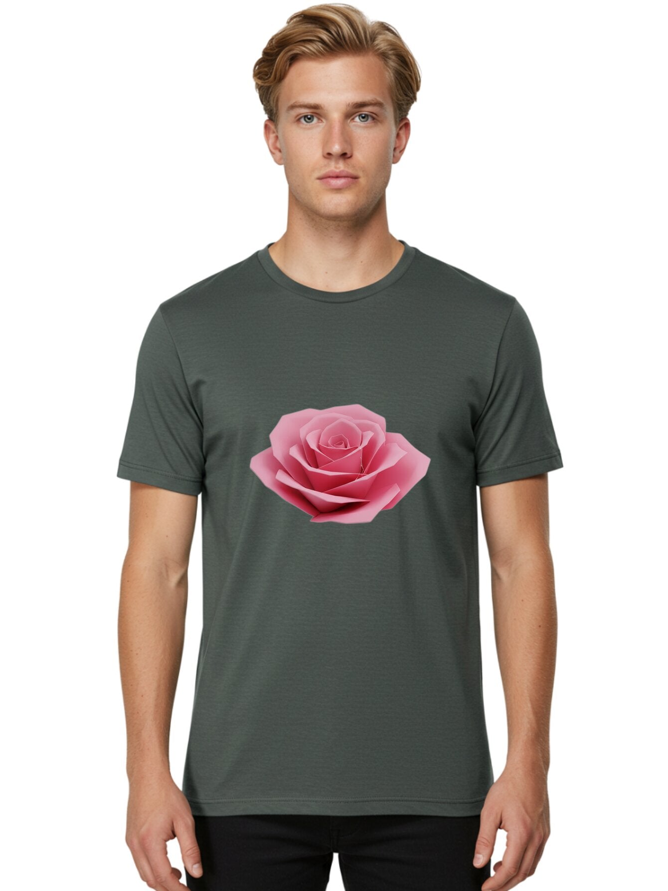 Pink-Rose Men'S Graphic Tee, 100% Cotton, Comfortable Casual Summer Wear, Machine Washable, Vintage Camera, Old Camera, Antique Camera, Black Camera, Classic Photography, Photography Equipment, Nostalgic Device, Film Camera, Camera Art Ban136 19