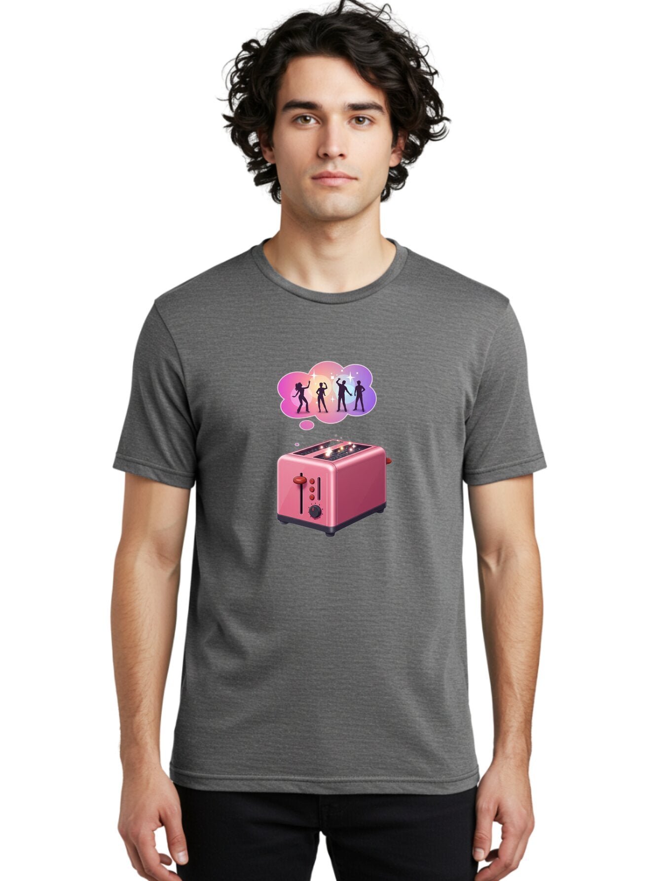 Pink-Toaster Men'S Graphic Tee, 100% Cotton, Comfortable Casual Summer Wear, Machine Washable, Vintage Camera, Old Camera, Antique Camera, Black Camera, Classic Photography, Photography Equipment, Nostalgic Device, Film Camera, Camera Art Ban138 20