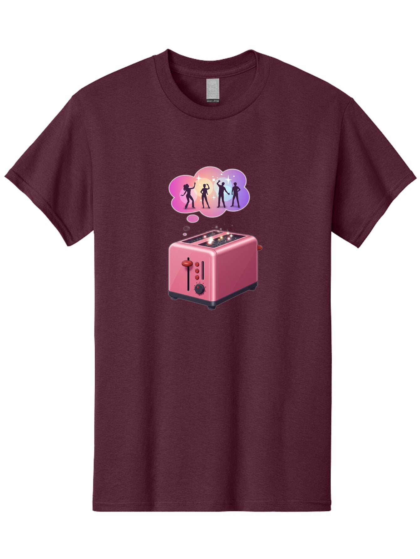 Pink-Toaster Men'S Graphic Tee, 100% Cotton, Comfortable Casual Summer Wear, Machine Washable, Vintage Camera, Old Camera, Antique Camera, Black Camera, Classic Photography, Photography Equipment, Nostalgic Device, Film Camera, Camera Art Ban138