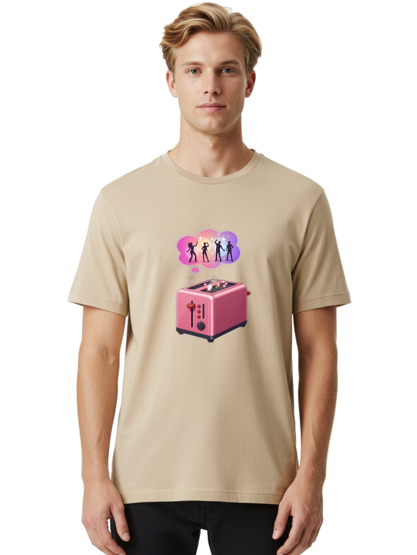 Pink-Toaster Men'S Graphic Tee, 100% Cotton, Comfortable Casual Summer Wear, Machine Washable, Vintage Camera, Old Camera, Antique Camera, Black Camera, Classic Photography, Photography Equipment, Nostalgic Device, Film Camera, Camera Art Ban138 27