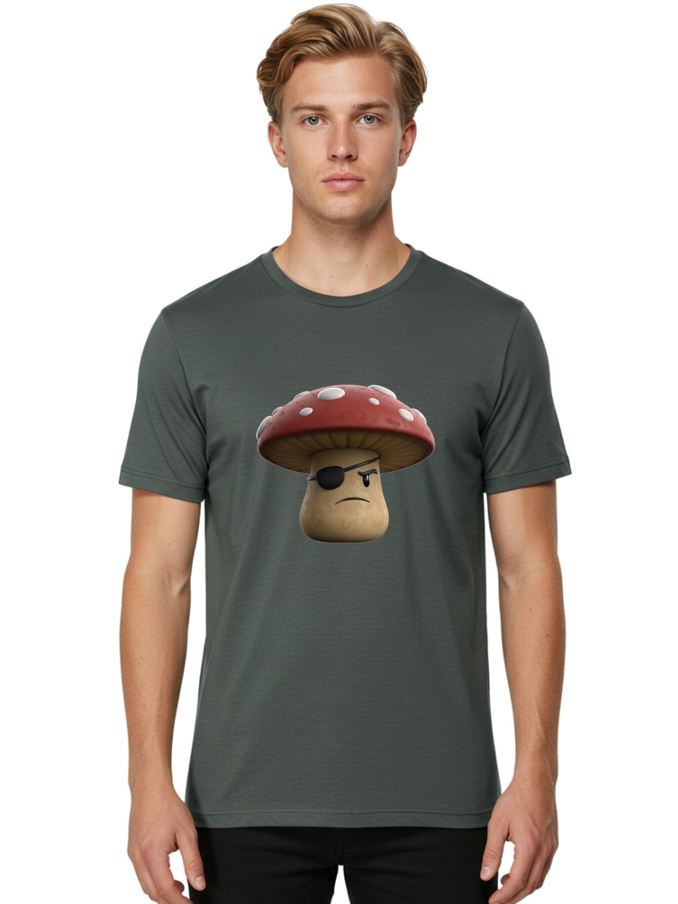Pirate-Mushroom-1 Men'S Graphic Tee, 100% Cotton, Comfortable Casual Summer Wear, Machine Washable, Vintage Camera, Old Camera, Antique Camera, Black Camera, Classic Photography, Photography Equipment, Nostalgic Device, Film Camera, Camera Art Ban139 23