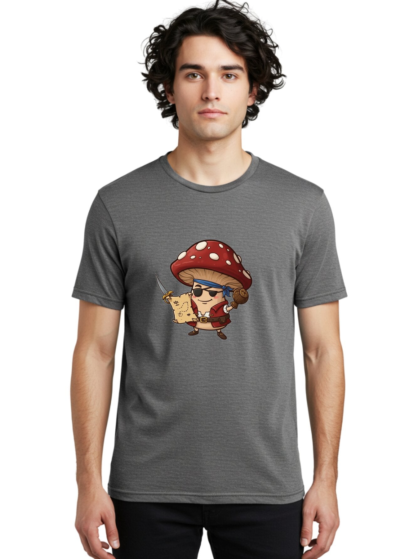 Pirate-Mushroom-2 Men'S Graphic Tee, 100% Cotton, Comfortable Casual Summer Wear, Machine Washable, Vintage Camera, Old Camera, Antique Camera, Black Camera, Classic Photography, Photography Equipment, Nostalgic Device, Film Camera, Camera Art Ban140 27