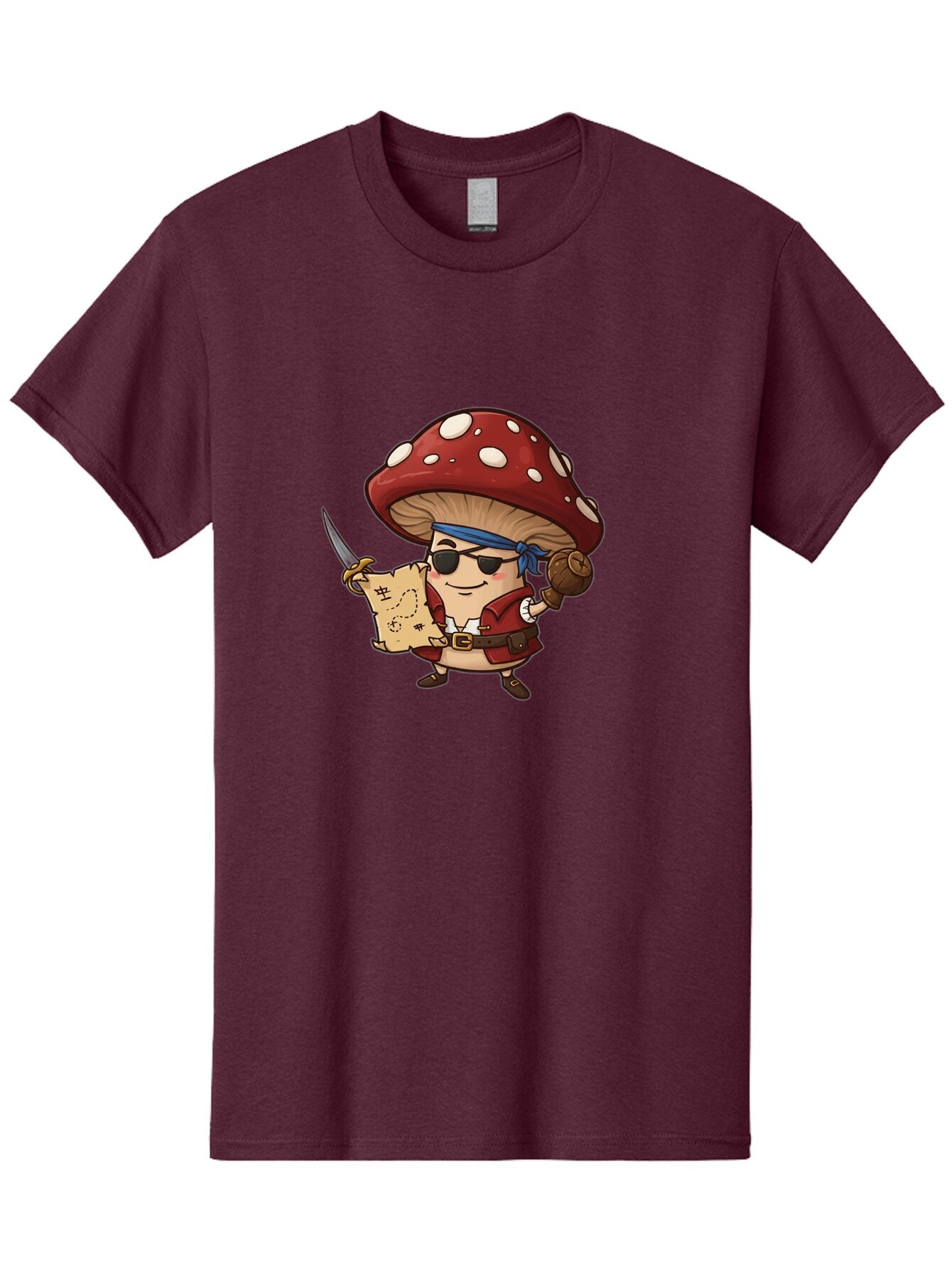 Pirate-Mushroom-2 Men'S Graphic Tee, 100% Cotton, Comfortable Casual Summer Wear, Machine Washable, Vintage Camera, Old Camera, Antique Camera, Black Camera, Classic Photography, Photography Equipment, Nostalgic Device, Film Camera, Camera Art Ban140 15