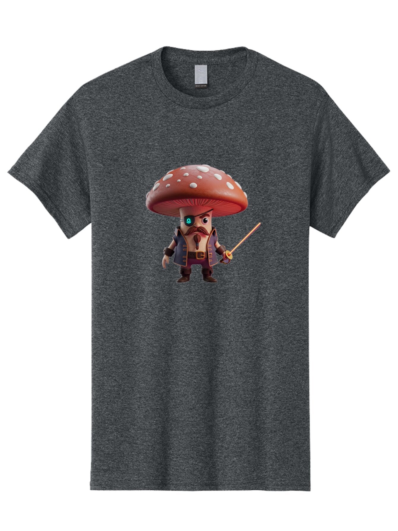 Pirate-Mushroom-3 Men'S Graphic Tee, 100% Cotton, Comfortable Casual Summer Wear, Machine Washable, Vintage Camera, Old Camera, Antique Camera, Black Camera, Classic Photography, Photography Equipment, Nostalgic Device, Film Camera, Camera Art Ban141 6