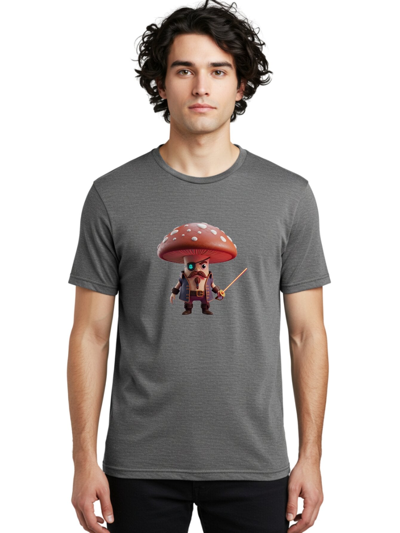 Pirate-Mushroom-3 Men'S Graphic Tee, 100% Cotton, Comfortable Casual Summer Wear, Machine Washable, Vintage Camera, Old Camera, Antique Camera, Black Camera, Classic Photography, Photography Equipment, Nostalgic Device, Film Camera, Camera Art Ban141 20
