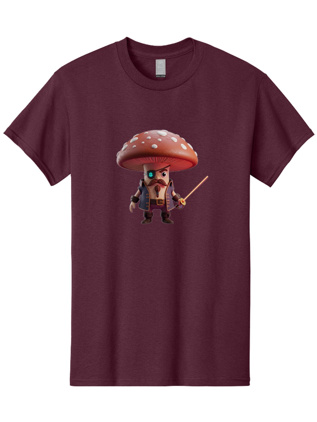 Pirate-Mushroom-3 Men'S Graphic Tee, 100% Cotton, Comfortable Casual Summer Wear, Machine Washable, Vintage Camera, Old Camera, Antique Camera, Black Camera, Classic Photography, Photography Equipment, Nostalgic Device, Film Camera, Camera Art Ban141