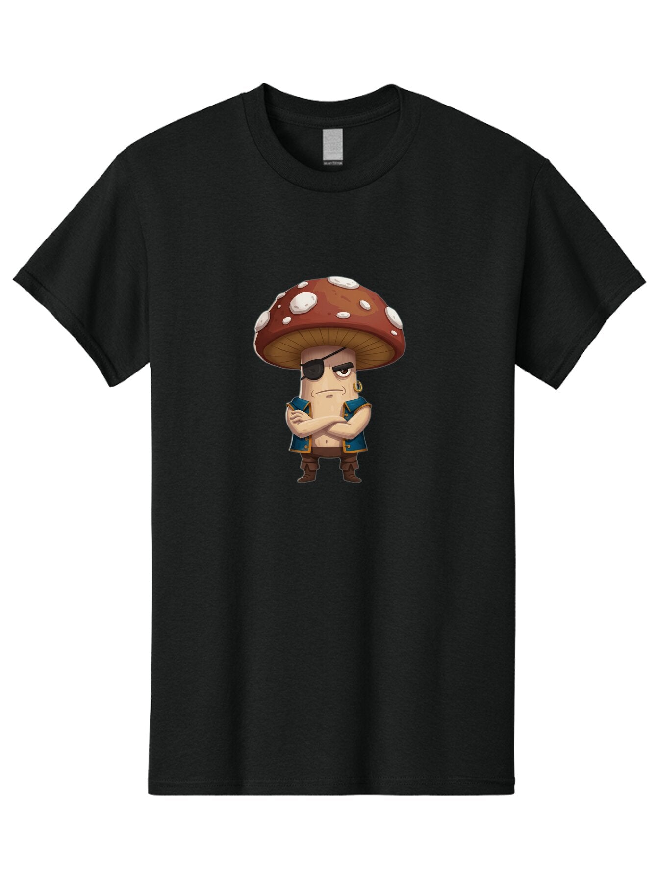 Pirate-Mushroom-5 Men'S Graphic Tee, 100% Cotton, Comfortable Casual Summer Wear, Machine Washable, Vintage Camera, Old Camera, Antique Camera, Black Camera, Classic Photography, Photography Equipment, Nostalgic Device, Film Camera, Camera Art Ban143