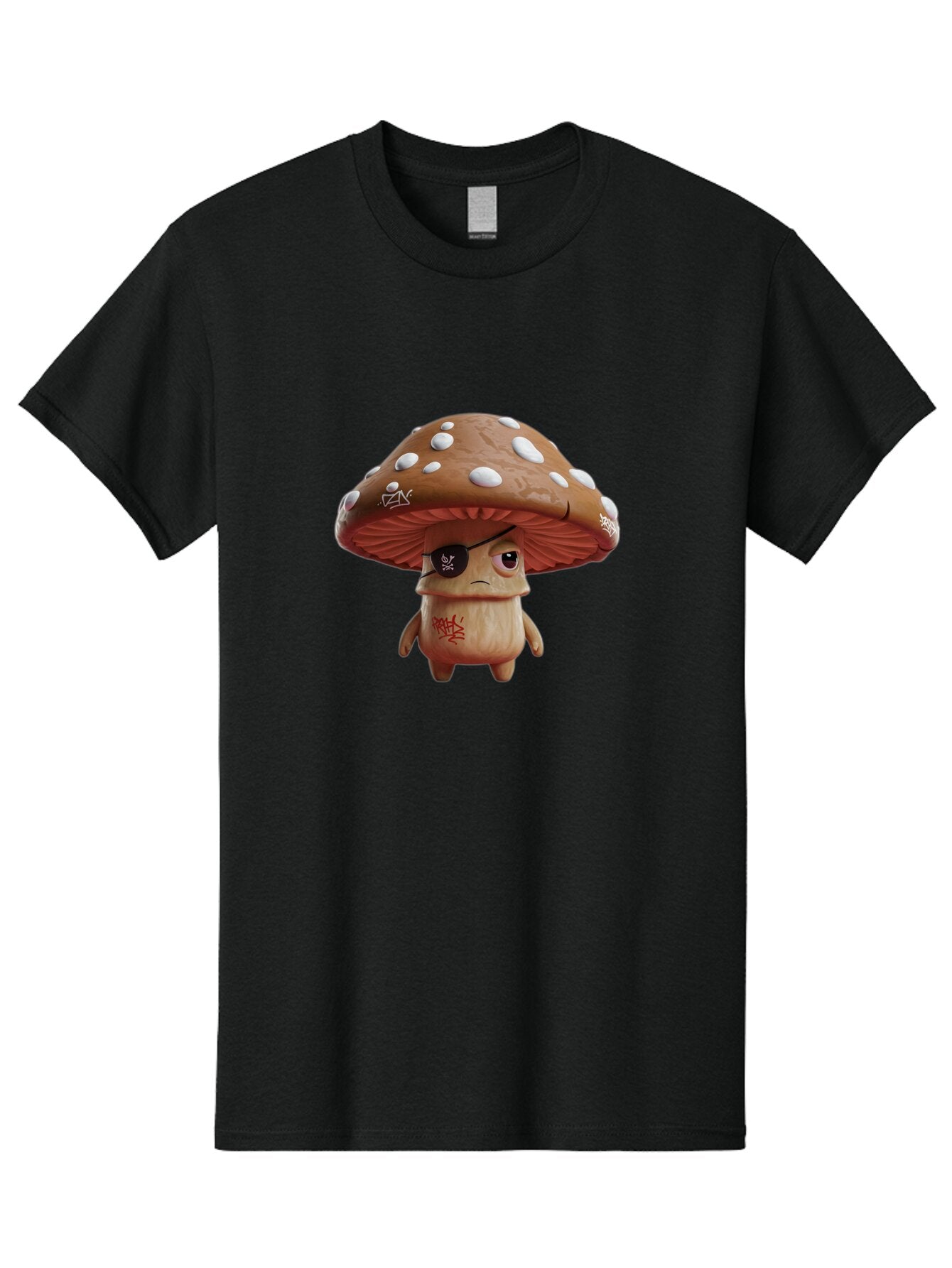 Pirate-Mushroom-6 Men'S Graphic Tee, 100% Cotton, Comfortable Casual Summer Wear, Machine Washable, Vintage Camera, Old Camera, Antique Camera, Black Camera, Classic Photography, Photography Equipment, Nostalgic Device, Film Camera, Camera Art Ban144 3