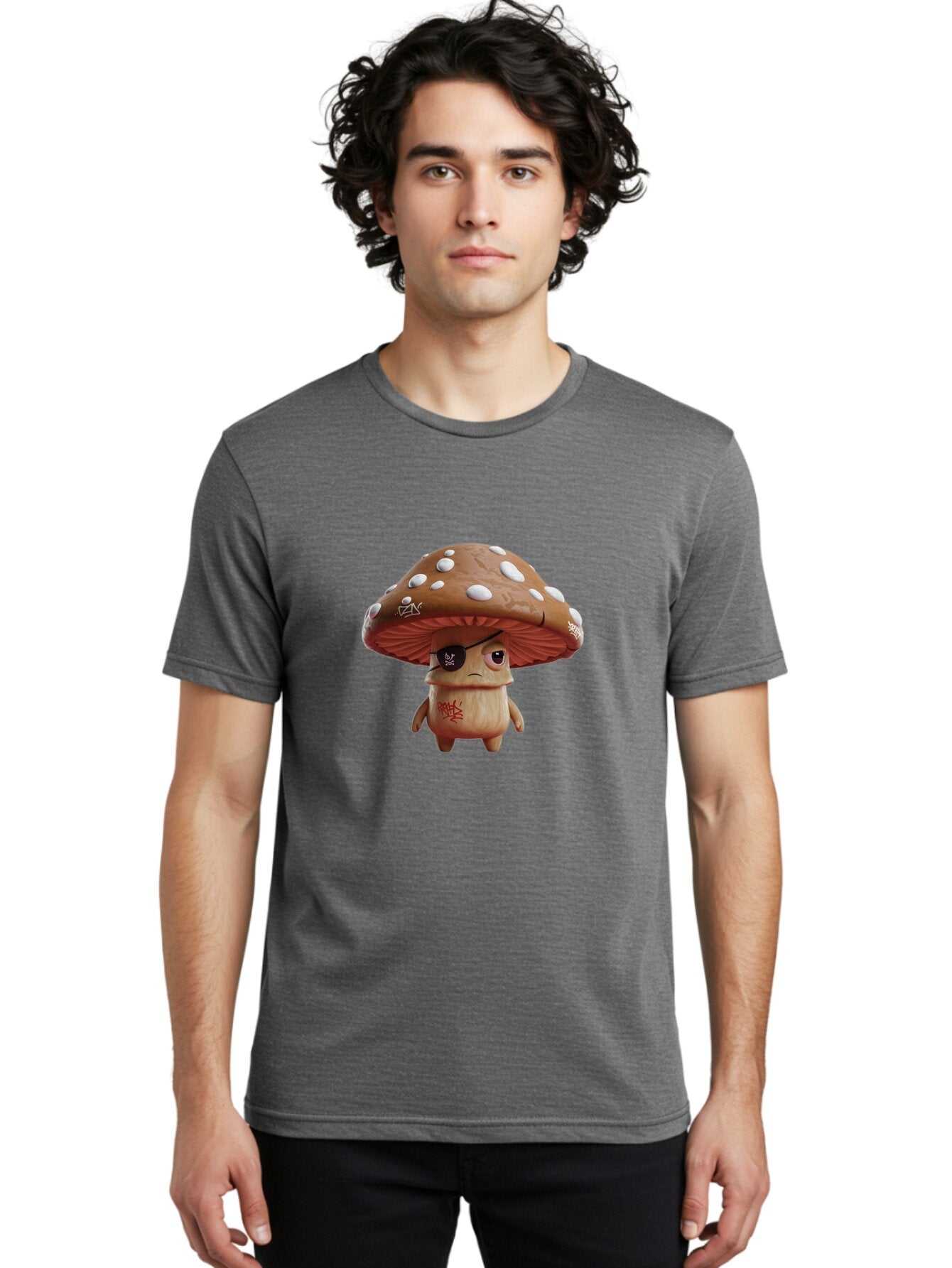 Pirate-Mushroom-6 Men'S Graphic Tee, 100% Cotton, Comfortable Casual Summer Wear, Machine Washable, Vintage Camera, Old Camera, Antique Camera, Black Camera, Classic Photography, Photography Equipment, Nostalgic Device, Film Camera, Camera Art Ban144 16