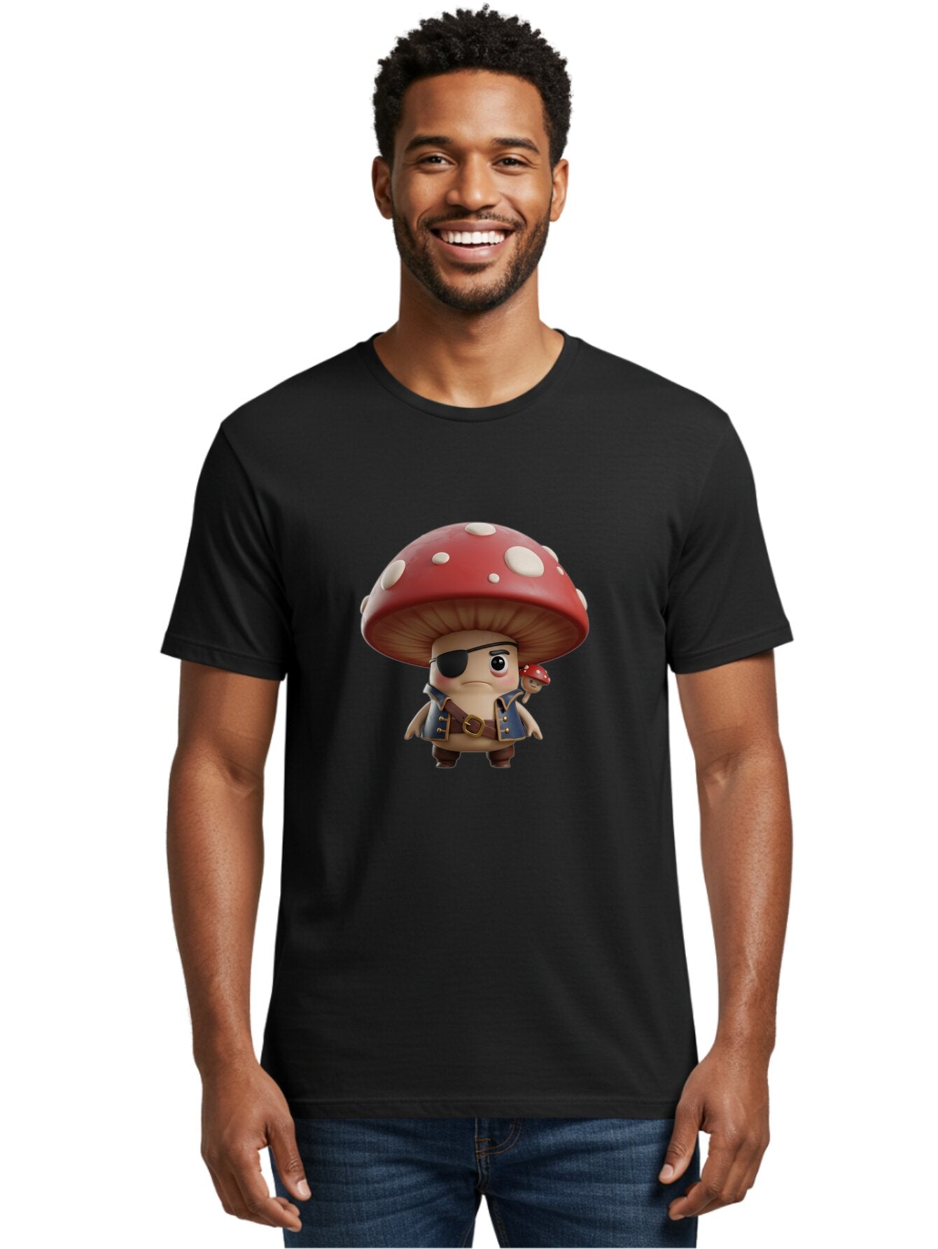 Pirate-Mushroom Men'S Graphic Tee, 100% Cotton, Comfortable Casual Summer Wear, Machine Washable, Vintage Camera, Old Camera, Antique Camera, Black Camera, Classic Photography, Photography Equipment, Nostalgic Device, Film Camera, Camera Art Ban146 18