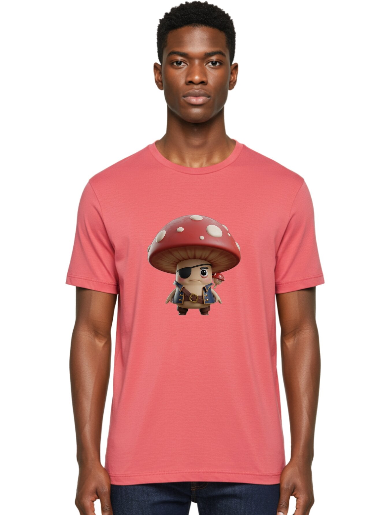 Pirate-Mushroom Men'S Graphic Tee, 100% Cotton, Comfortable Casual Summer Wear, Machine Washable, Vintage Camera, Old Camera, Antique Camera, Black Camera, Classic Photography, Photography Equipment, Nostalgic Device, Film Camera, Camera Art Ban146 25