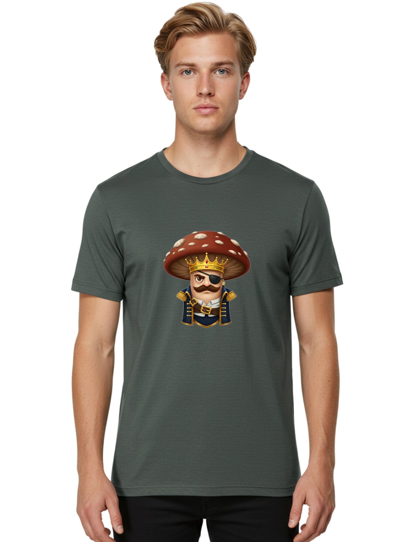Pirate-Shroom-1 Men'S Graphic Tee, 100% Cotton, Comfortable Casual Summer Wear, Machine Washable, Vintage Camera, Old Camera, Antique Camera, Black Camera, Classic Photography, Photography Equipment, Nostalgic Device, Film Camera, Camera Art Ban147 23
