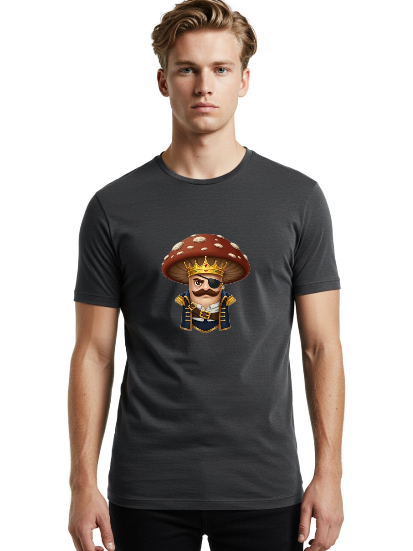 Pirate-Shroom-1 Men'S Graphic Tee, 100% Cotton, Comfortable Casual Summer Wear, Machine Washable, Vintage Camera, Old Camera, Antique Camera, Black Camera, Classic Photography, Photography Equipment, Nostalgic Device, Film Camera, Camera Art Ban147 22