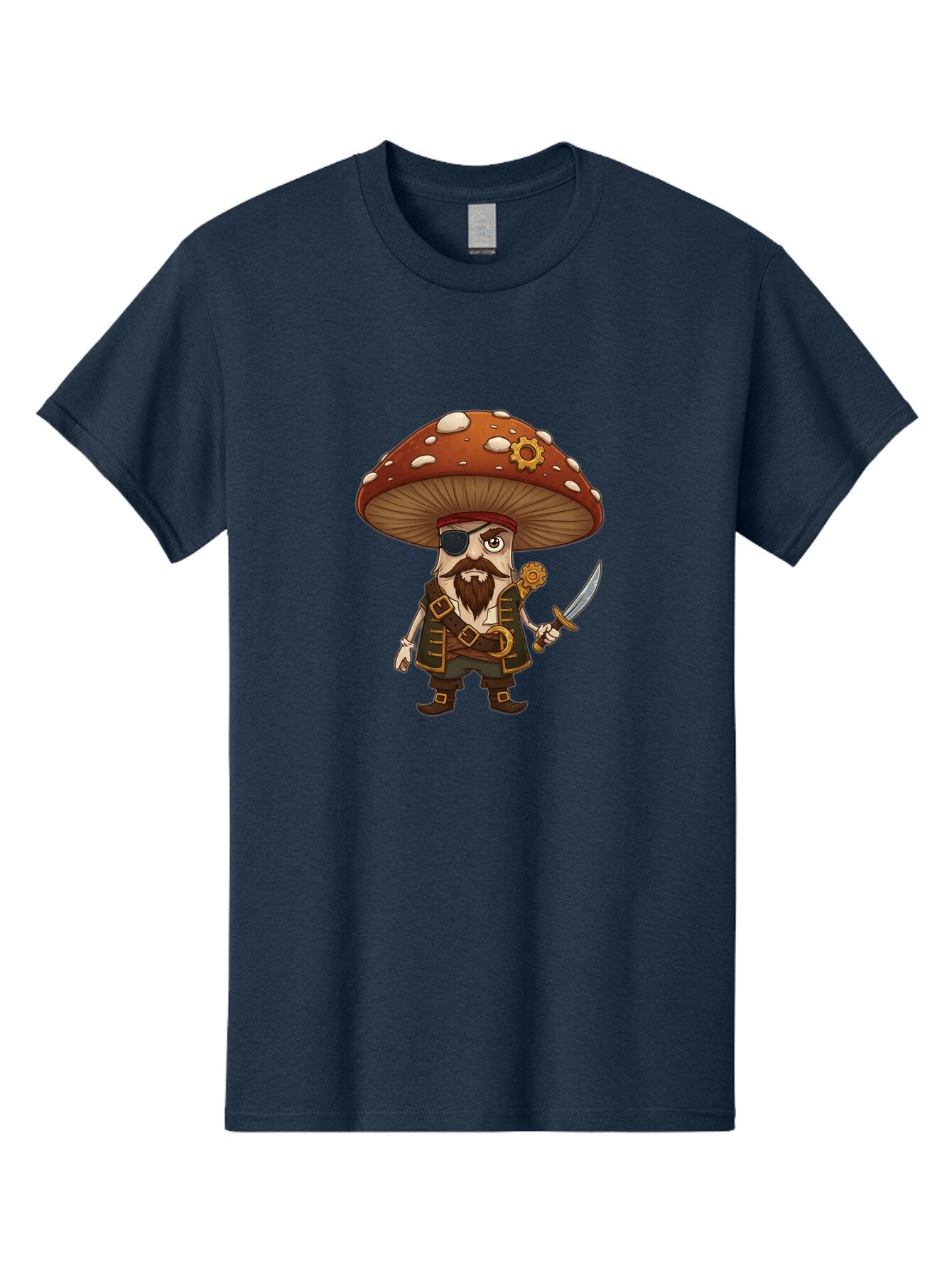 Pirate-Shroom Men'S Graphic Tee, 100% Cotton, Comfortable Casual Summer Wear, Machine Washable, Vintage Camera, Old Camera, Antique Camera, Black Camera, Classic Photography, Photography Equipment, Nostalgic Device, Film Camera, Camera Art Ban148