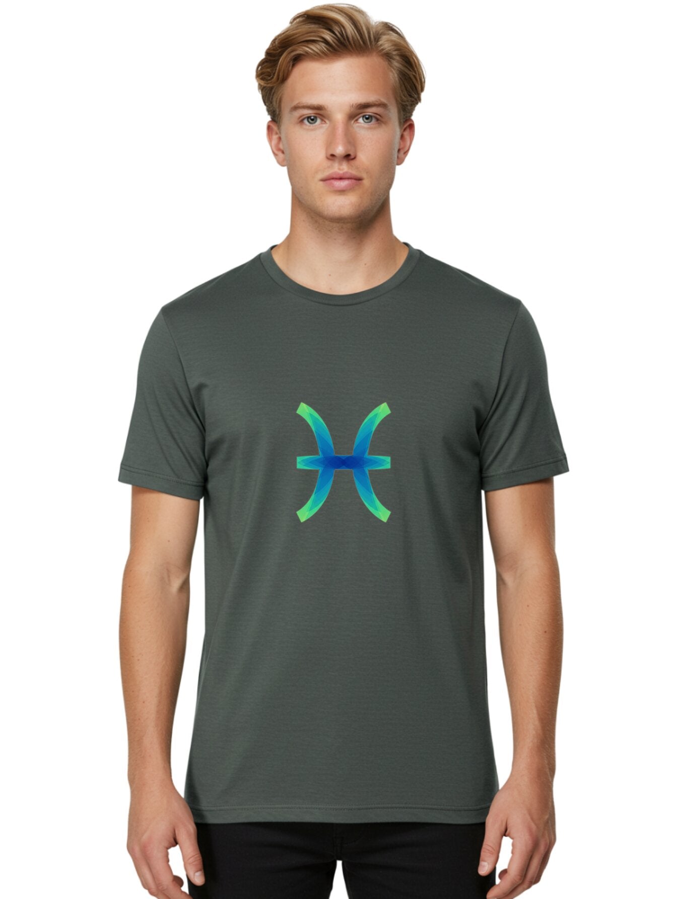 Pisces-Symbol-1 Men'S Graphic Tee, 100% Cotton, Comfortable Casual Summer Wear, Machine Washable, Vintage Camera, Old Camera, Antique Camera, Black Camera, Classic Photography, Photography Equipment, Nostalgic Device, Film Camera, Camera Art Ban150 22