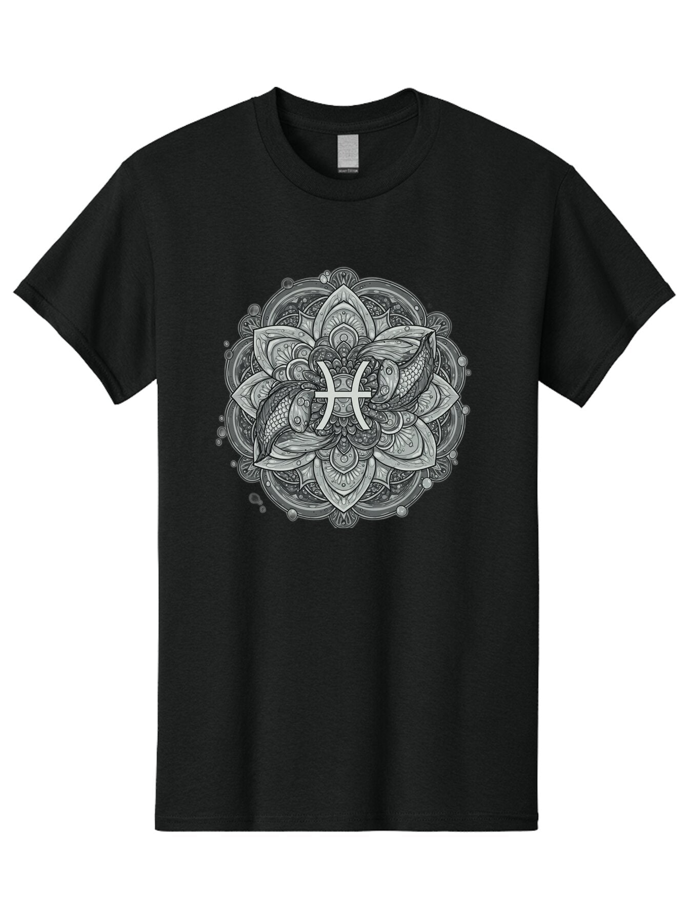 Pisces-Symbol-Mandala Men'S Graphic Tee, 100% Cotton, Comfortable Casual Summer Wear, Machine Washable, Vintage Camera, Old Camera, Antique Camera, Black Camera, Classic Photography, Photography Equipment, Nostalgic Device, Film Camera, Ban152 7