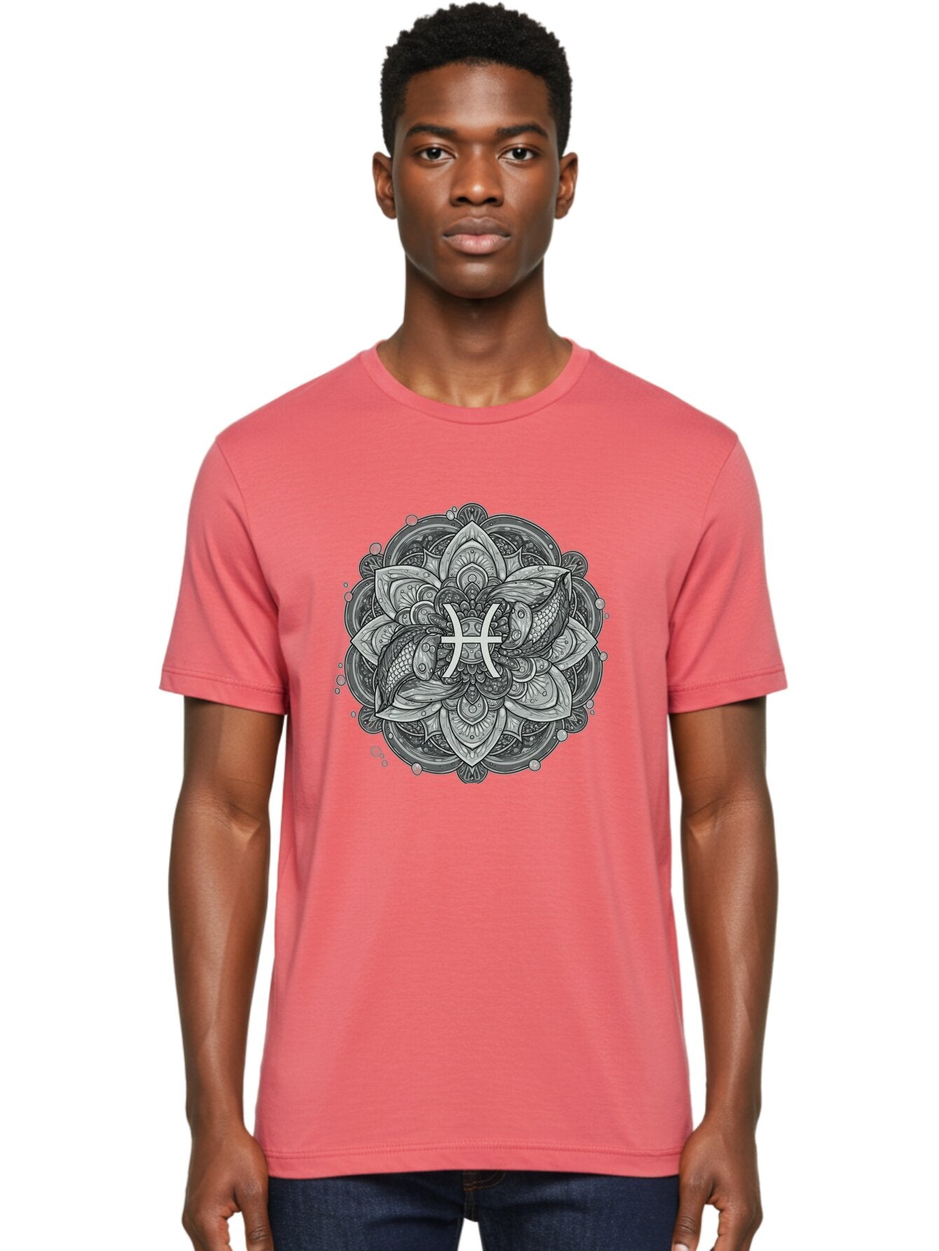 Pisces-Symbol-Mandala Men'S Graphic Tee, 100% Cotton, Comfortable Casual Summer Wear, Machine Washable, Vintage Camera, Old Camera, Antique Camera, Black Camera, Classic Photography, Photography Equipment, Nostalgic Device, Film Camera, Ban152 20