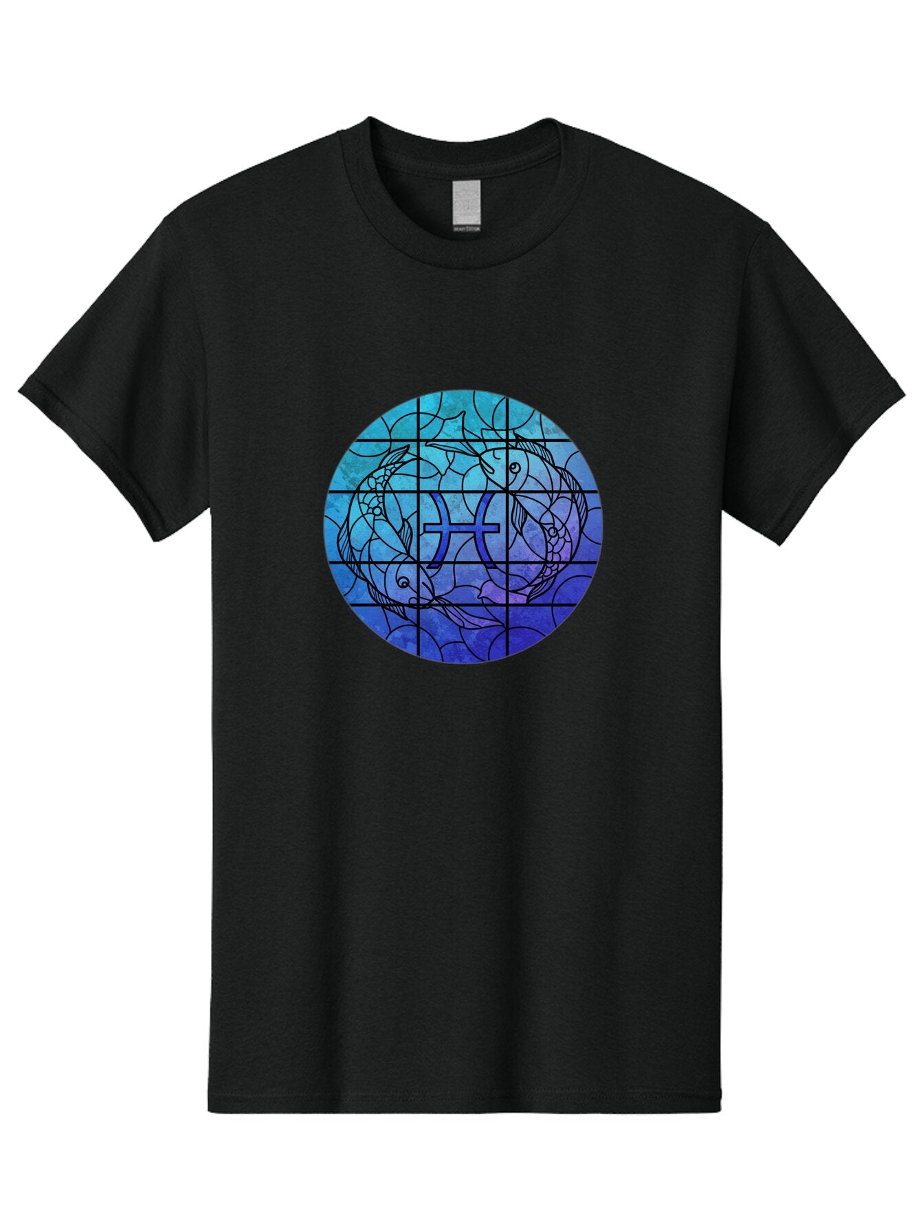 Pisces-Symbol-Stained-Glass Men'S Graphic Tee, 100% Cotton, Comfortable Casual Summer Wear, Machine Washable, Vintage Camera, Old Camera, Antique Camera, Black Camera, Classic Photography, Photography Equipment, Nostalgic Device, Film Camera, Ban153 15
