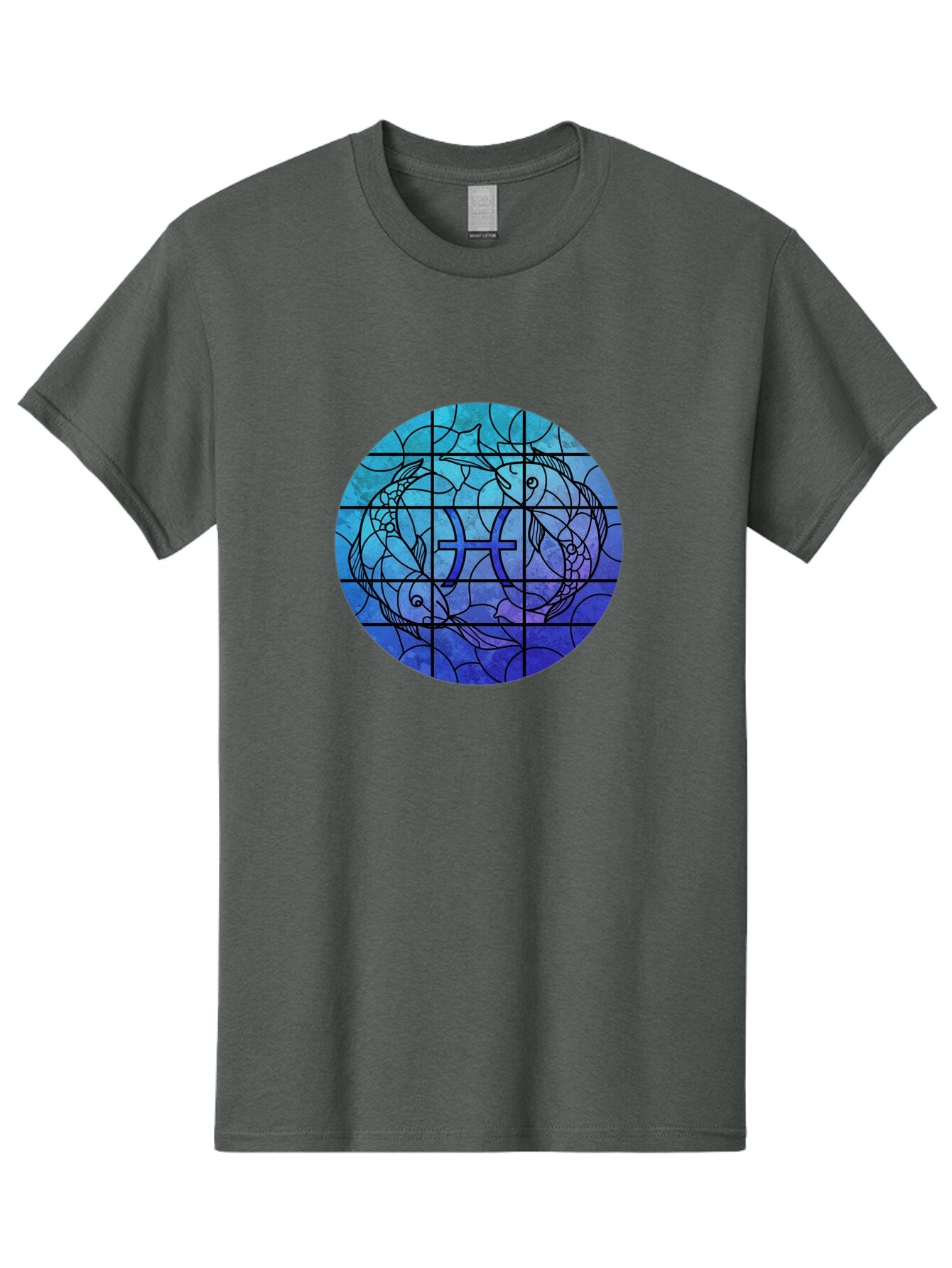 Pisces-Symbol-Stained-Glass Men'S Graphic Tee, 100% Cotton, Comfortable Casual Summer Wear, Machine Washable, Vintage Camera, Old Camera, Antique Camera, Black Camera, Classic Photography, Photography Equipment, Nostalgic Device, Film Camera, Ban153 3