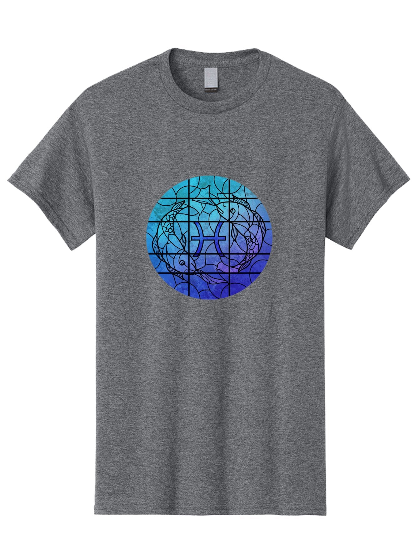 Pisces-Symbol-Stained-Glass Men'S Graphic Tee, 100% Cotton, Comfortable Casual Summer Wear, Machine Washable, Vintage Camera, Old Camera, Antique Camera, Black Camera, Classic Photography, Photography Equipment, Nostalgic Device, Film Camera, Ban153