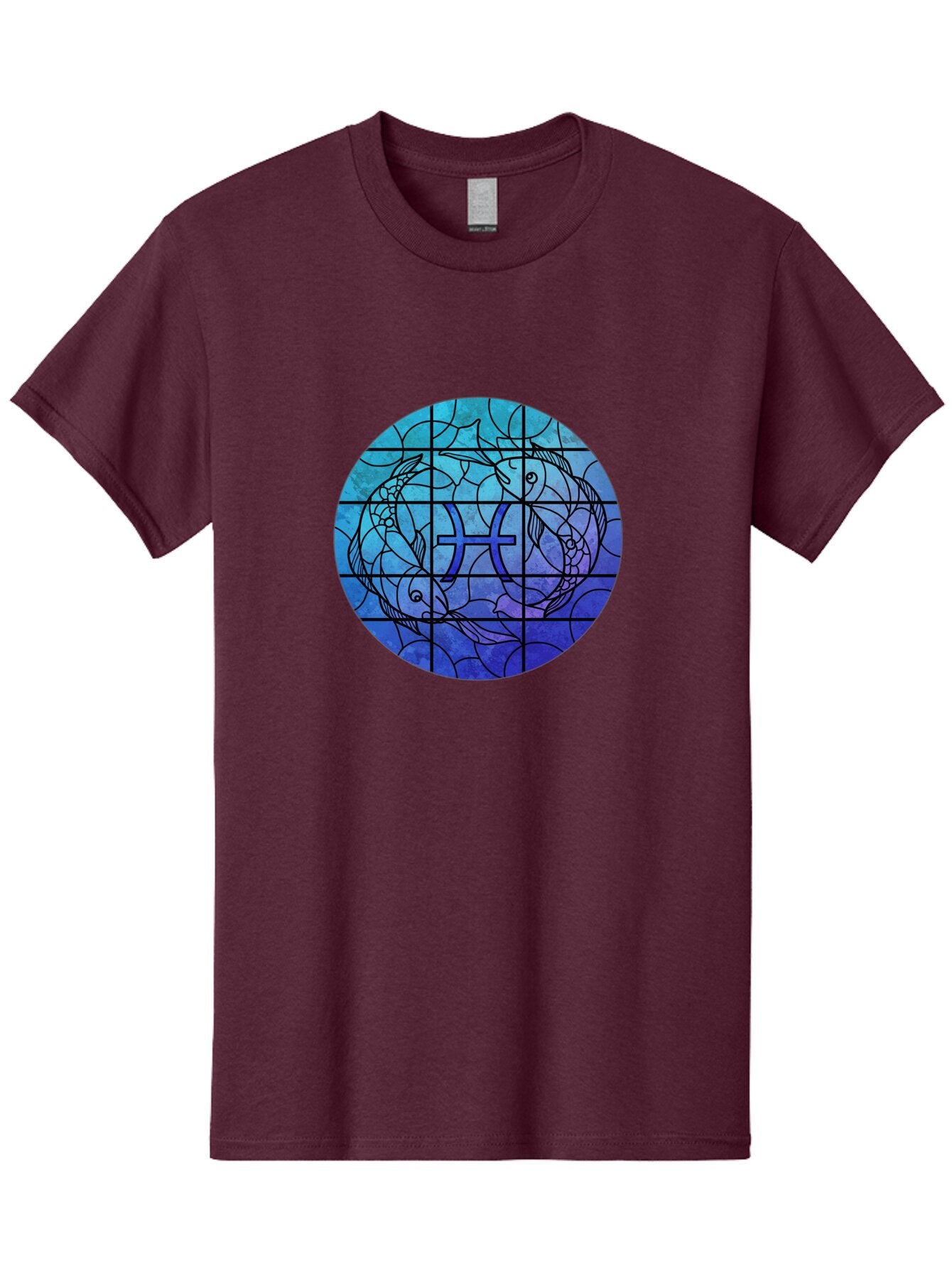 Pisces-Symbol-Stained-Glass Men'S Graphic Tee, 100% Cotton, Comfortable Casual Summer Wear, Machine Washable, Vintage Camera, Old Camera, Antique Camera, Black Camera, Classic Photography, Photography Equipment, Nostalgic Device, Film Camera, Ban153 5