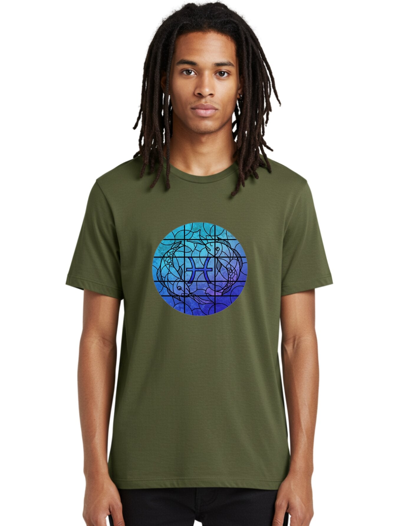 Pisces-Symbol-Stained-Glass Men'S Graphic Tee, 100% Cotton, Comfortable Casual Summer Wear, Machine Washable, Vintage Camera, Old Camera, Antique Camera, Black Camera, Classic Photography, Photography Equipment, Nostalgic Device, Film Camera, Ban153 20