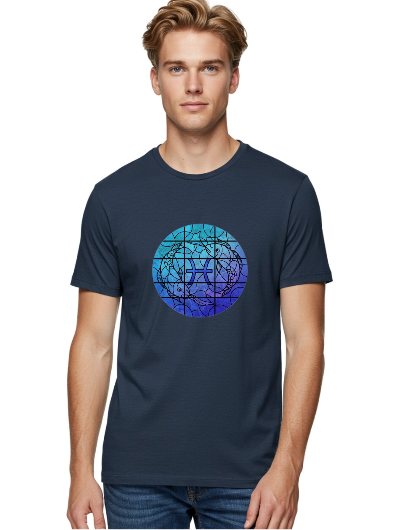 Pisces-Symbol-Stained-Glass Men'S Graphic Tee, 100% Cotton, Comfortable Casual Summer Wear, Machine Washable, Vintage Camera, Old Camera, Antique Camera, Black Camera, Classic Photography, Photography Equipment, Nostalgic Device, Film Camera, Ban153 26
