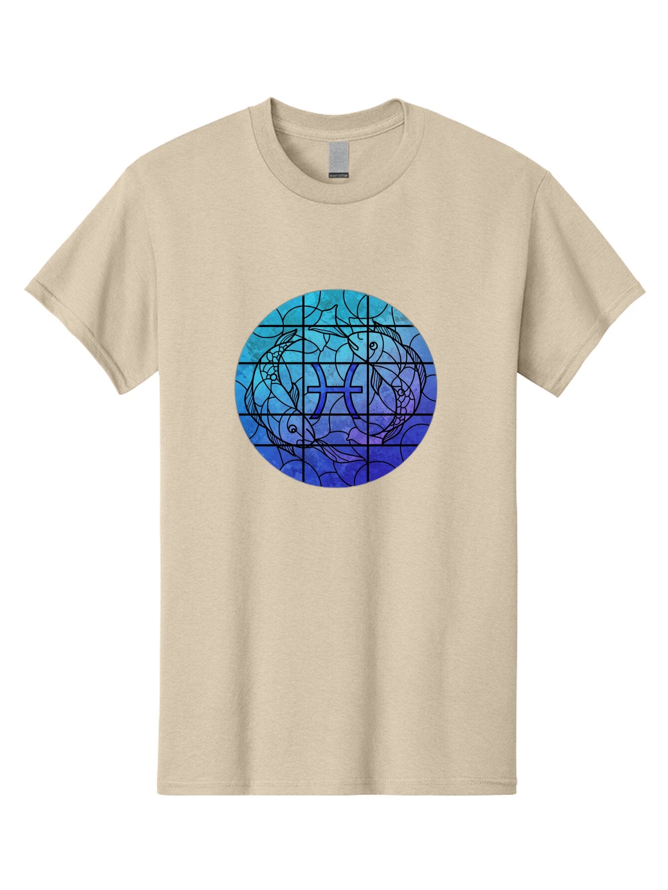 Pisces-Symbol-Stained-Glass Men'S Graphic Tee, 100% Cotton, Comfortable Casual Summer Wear, Machine Washable, Vintage Camera, Old Camera, Antique Camera, Black Camera, Classic Photography, Photography Equipment, Nostalgic Device, Film Camera, Ban153