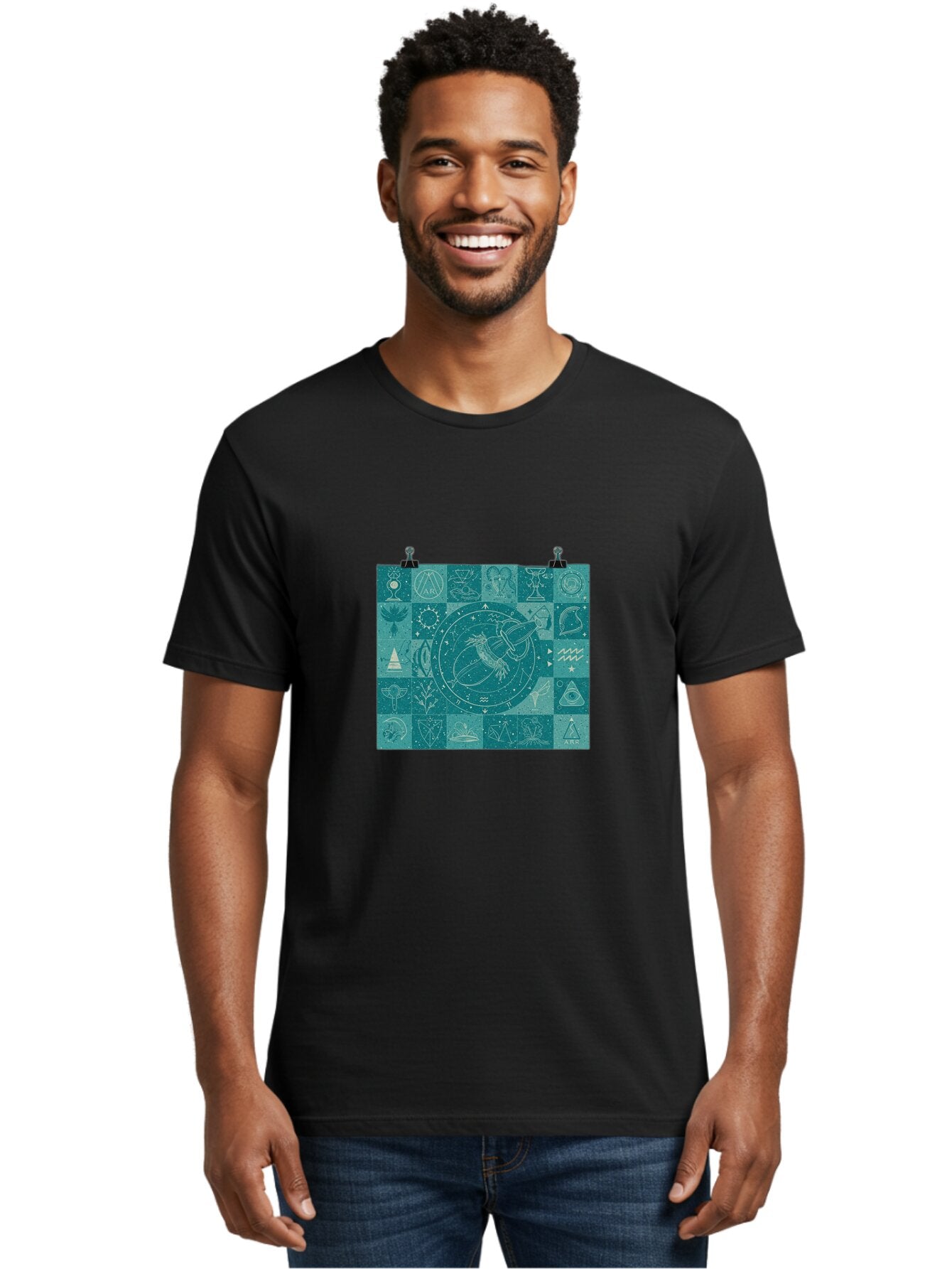 Pisces-Zodiac-Poster Men'S Graphic Tee, 100% Cotton, Comfortable Casual Summer Wear, Machine Washable, Vintage Camera, Old Camera, Antique Camera, Black Camera, Classic Photography, Photography Equipment, Nostalgic Device, Film Camera, Ban155 21