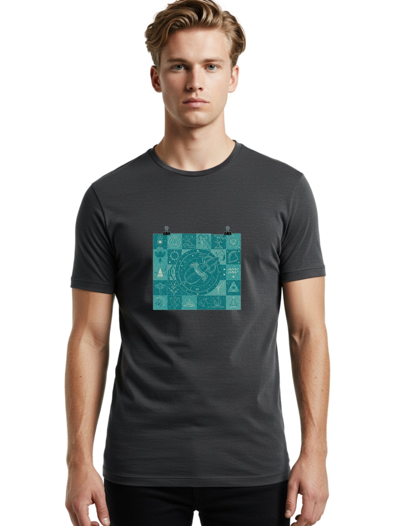 Pisces-Zodiac-Poster Men'S Graphic Tee, 100% Cotton, Comfortable Casual Summer Wear, Machine Washable, Vintage Camera, Old Camera, Antique Camera, Black Camera, Classic Photography, Photography Equipment, Nostalgic Device, Film Camera, Ban155 22