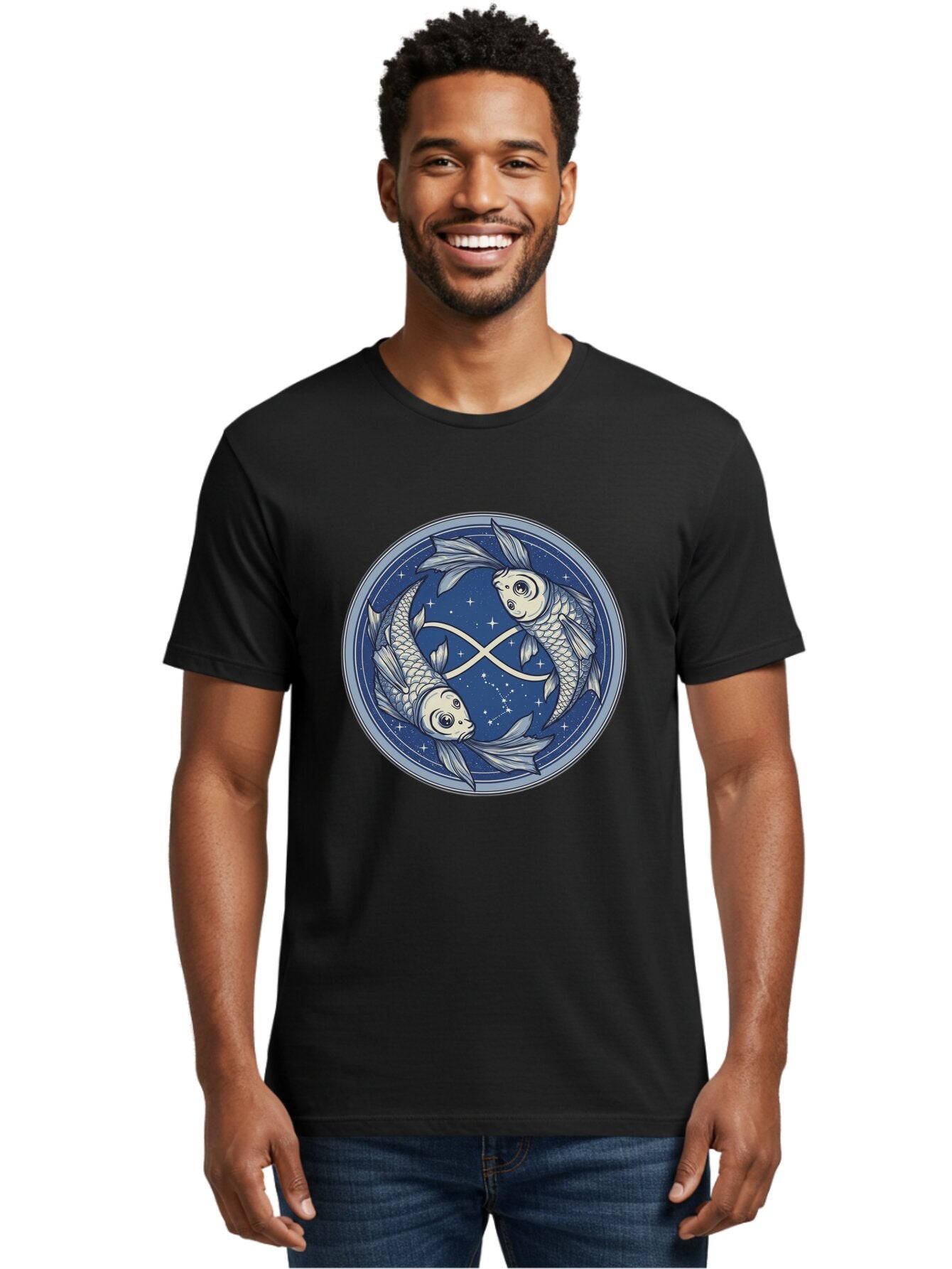 Pisces-Zodiac-Symbol-1 Men'S Graphic Tee, 100% Cotton, Comfortable Casual Summer Wear, Machine Washable, Vintage Camera, Old Camera, Antique Camera, Black Camera, Classic Photography, Photography Equipment, Nostalgic Device, Film Camera, Ban156 19
