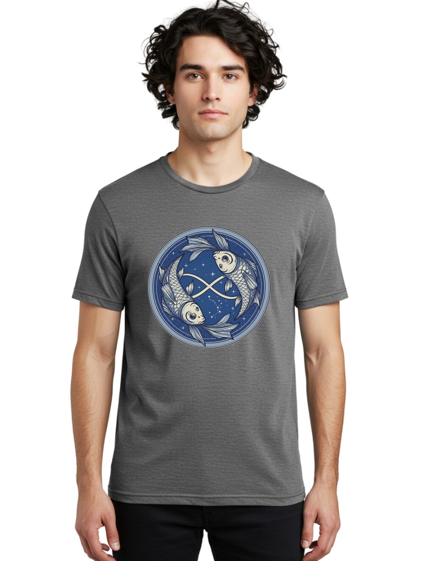 Pisces-Zodiac-Symbol-1 Men'S Graphic Tee, 100% Cotton, Comfortable Casual Summer Wear, Machine Washable, Vintage Camera, Old Camera, Antique Camera, Black Camera, Classic Photography, Photography Equipment, Nostalgic Device, Film Camera, Ban156 25