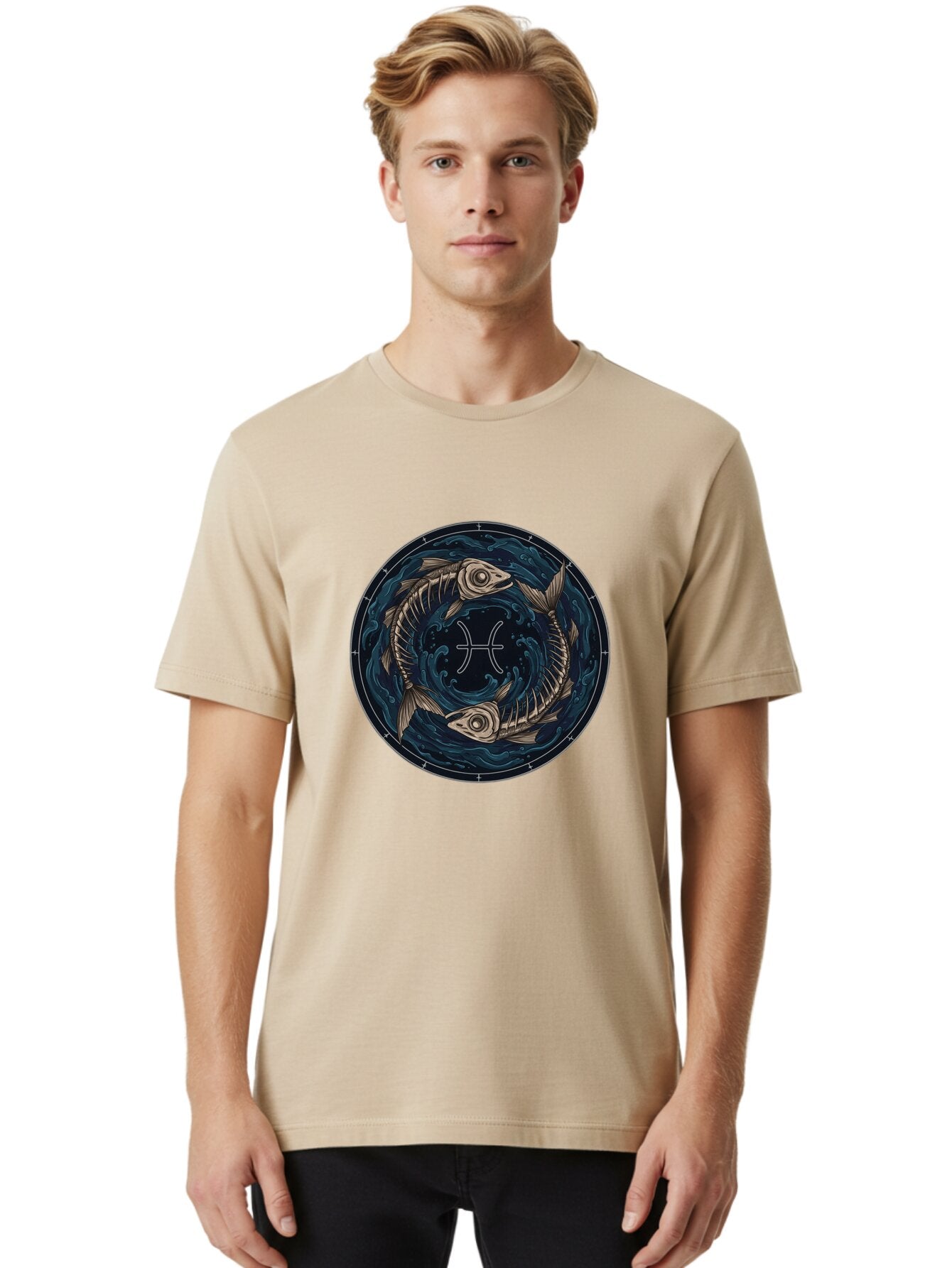 Pisces-Zodiac Men'S Graphic Tee, 100% Cotton, Comfortable Casual Summer Wear, Machine Washable, Vintage Camera, Old Camera, Antique Camera, Black Camera, Classic Photography, Photography Equipment, Nostalgic Device, Film Camera, Camera Art Ban159 25