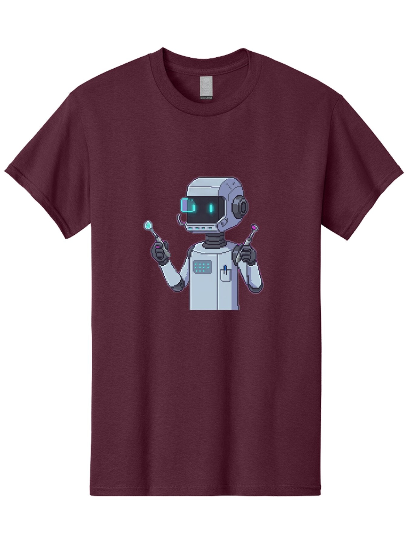 Pixel-Robot Men'S Graphic Tee, 100% Cotton, Comfortable Casual Summer Wear, Machine Washable, Vintage Camera, Old Camera, Antique Camera, Black Camera, Classic Photography, Photography Equipment, Nostalgic Device, Film Camera, Camera Art Ban164 4