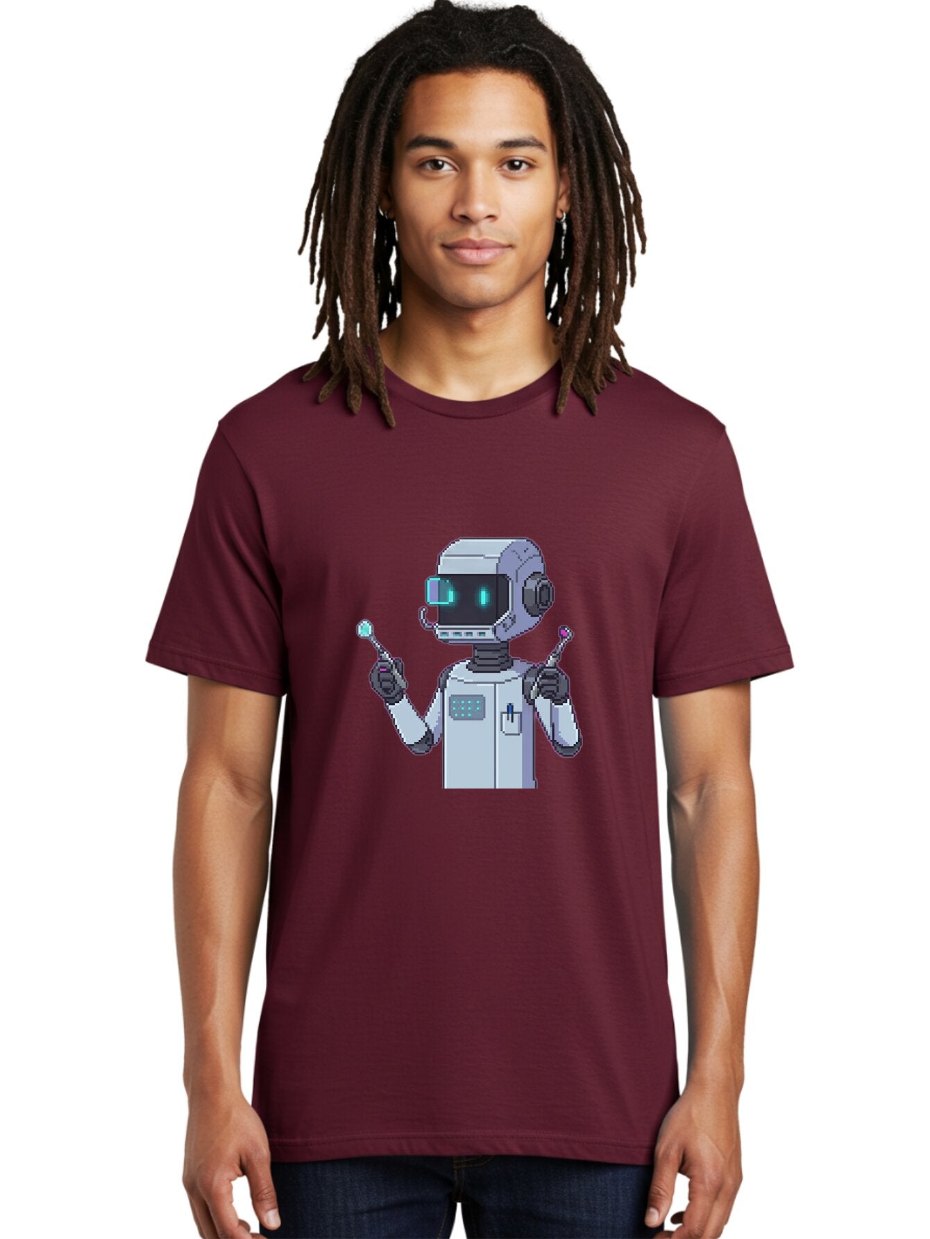 Pixel-Robot Men'S Graphic Tee, 100% Cotton, Comfortable Casual Summer Wear, Machine Washable, Vintage Camera, Old Camera, Antique Camera, Black Camera, Classic Photography, Photography Equipment, Nostalgic Device, Film Camera, Camera Art Ban164 18