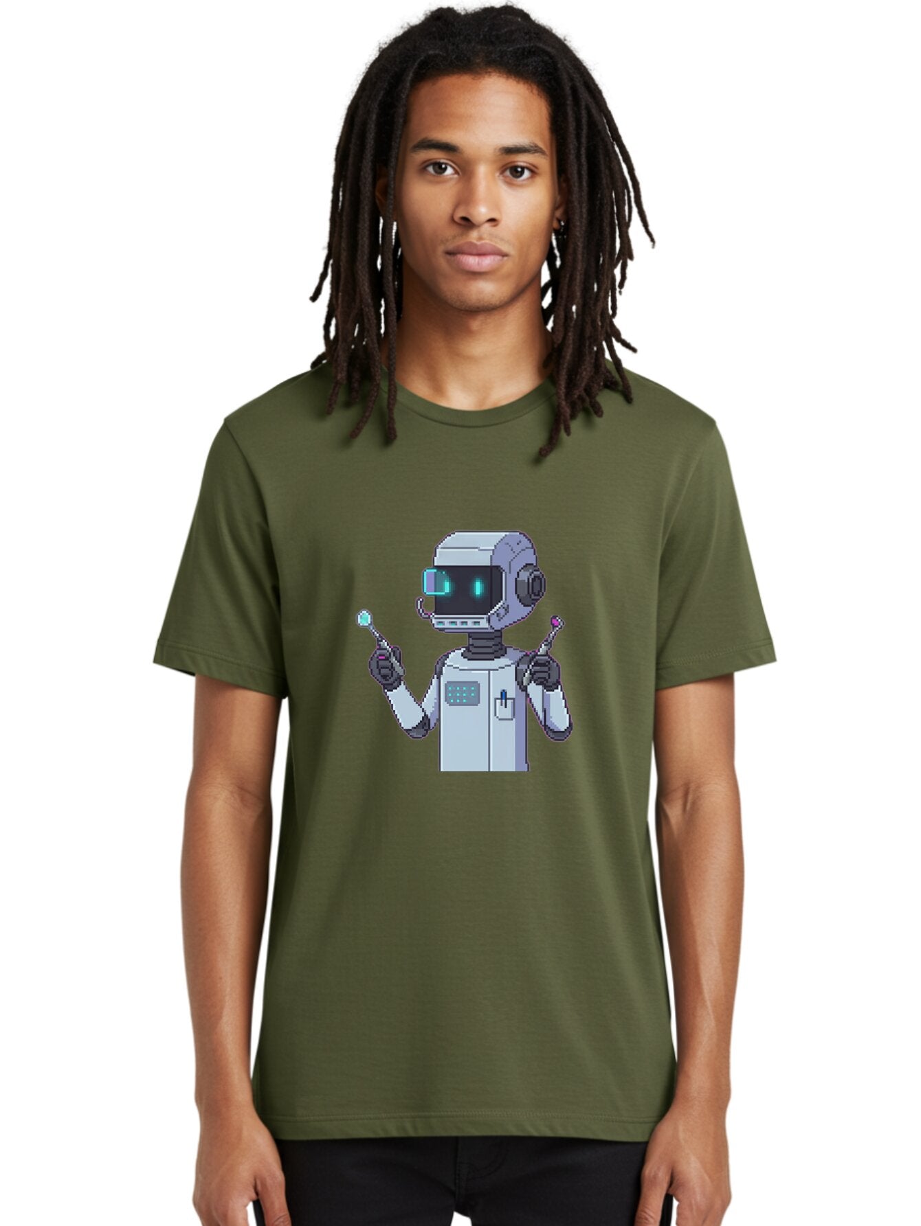 Pixel-Robot Men'S Graphic Tee, 100% Cotton, Comfortable Casual Summer Wear, Machine Washable, Vintage Camera, Old Camera, Antique Camera, Black Camera, Classic Photography, Photography Equipment, Nostalgic Device, Film Camera, Camera Art Ban164 20