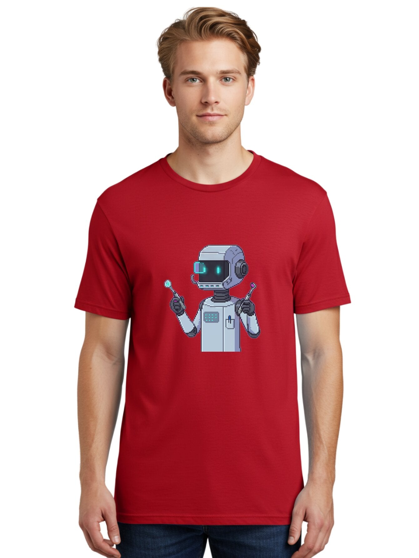 Pixel-Robot Men'S Graphic Tee, 100% Cotton, Comfortable Casual Summer Wear, Machine Washable, Vintage Camera, Old Camera, Antique Camera, Black Camera, Classic Photography, Photography Equipment, Nostalgic Device, Film Camera, Camera Art Ban164 28