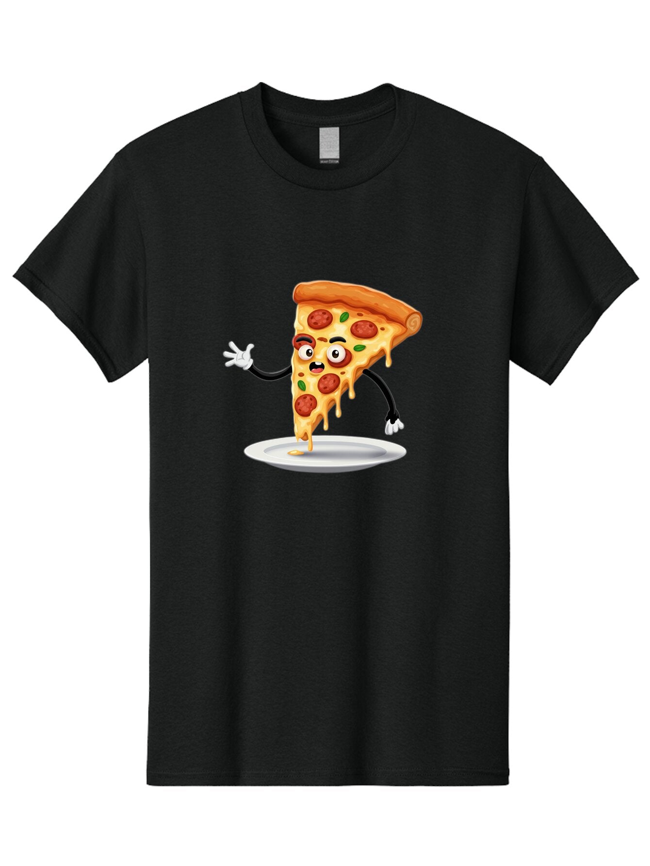 Pizza-Slice-1 Men'S Graphic Tee, 100% Cotton, Comfortable Casual Summer Wear, Machine Washable, Vintage Camera, Old Camera, Antique Camera, Black Camera, Classic Photography, Photography Equipment, Nostalgic Device, Film Camera, Camera Art Ban167 3