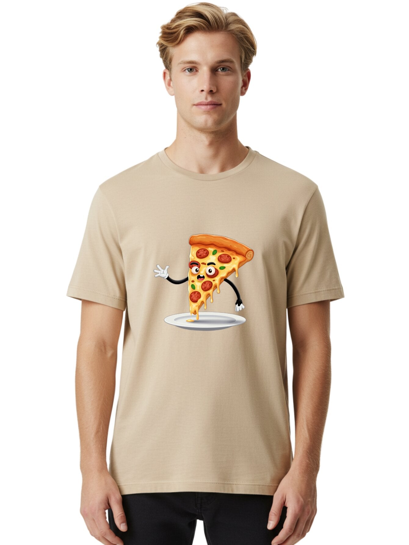 Pizza-Slice-1 Men'S Graphic Tee, 100% Cotton, Comfortable Casual Summer Wear, Machine Washable, Vintage Camera, Old Camera, Antique Camera, Black Camera, Classic Photography, Photography Equipment, Nostalgic Device, Film Camera, Camera Art Ban167 21