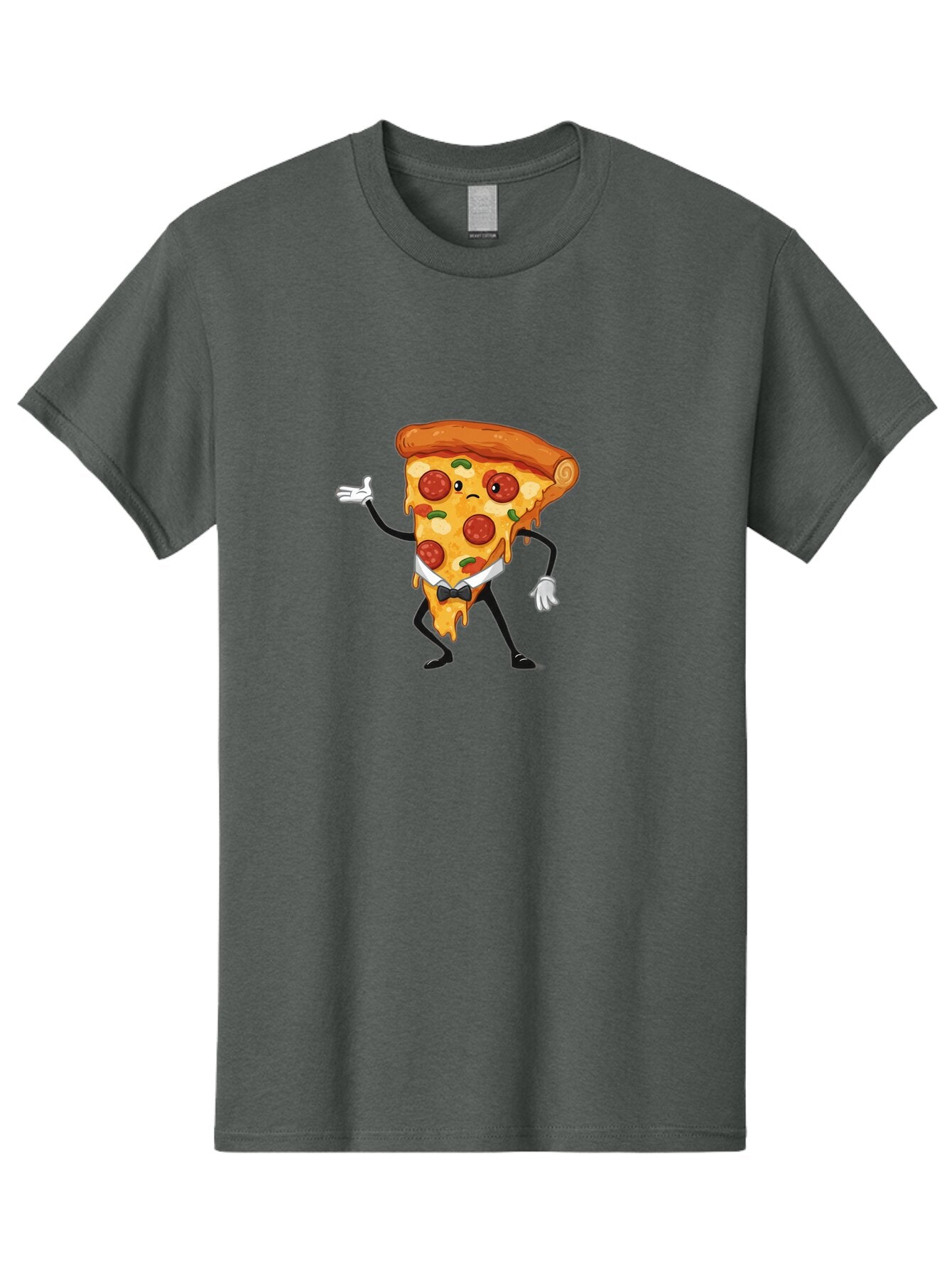 Pizza-Slice Men'S Graphic Tee, 100% Cotton, Comfortable Casual Summer Wear, Machine Washable, Vintage Camera, Old Camera, Antique Camera, Black Camera, Classic Photography, Photography Equipment, Nostalgic Device, Film Camera, Camera Art Ban171 4