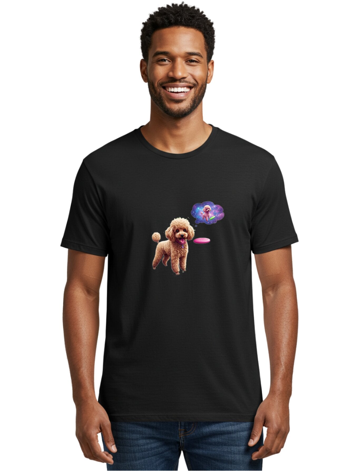 Poodle-In-Space Men'S Graphic Tee, 100% Cotton, Comfortable Casual Summer Wear, Machine Washable, Vintage Camera, Old Camera, Antique Camera, Black Camera, Classic Photography, Photography Equipment, Nostalgic Device, Film Camera, Camera Art Ban182 27