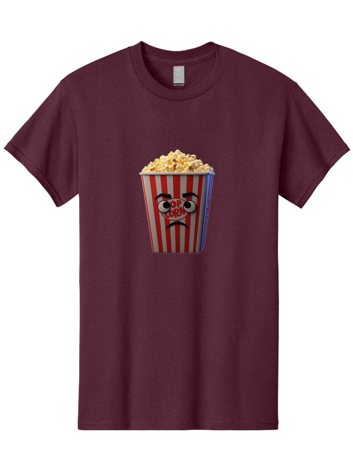 Pop-Corn-1 Men'S Graphic Tee, 100% Cotton, Comfortable Casual Summer Wear, Machine Washable, Vintage Camera, Old Camera, Antique Camera, Black Camera, Classic Photography, Photography Equipment, Nostalgic Device, Film Camera, Camera Art Ban183 4