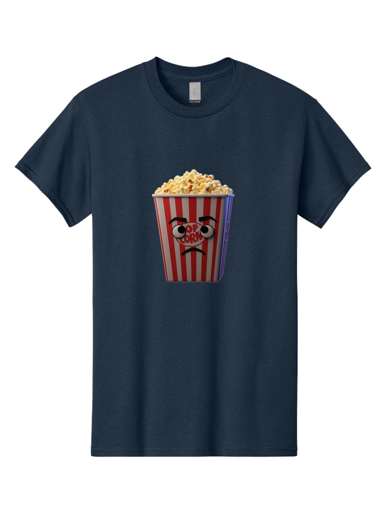 Pop-Corn-1 Men'S Graphic Tee, 100% Cotton, Comfortable Casual Summer Wear, Machine Washable, Vintage Camera, Old Camera, Antique Camera, Black Camera, Classic Photography, Photography Equipment, Nostalgic Device, Film Camera, Camera Art Ban183